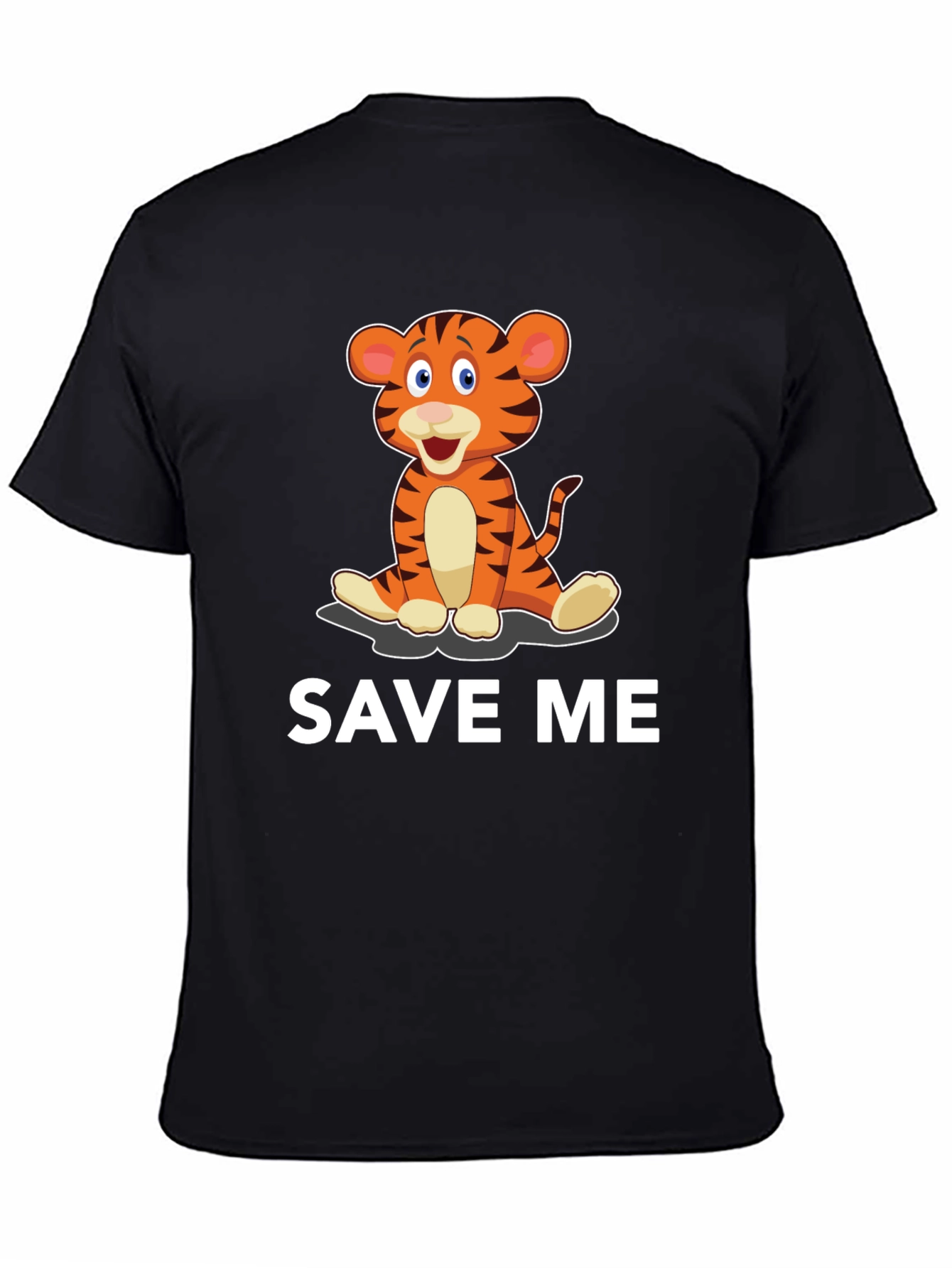 Save Me Tiger Graphic Tee - Conservation Awareness