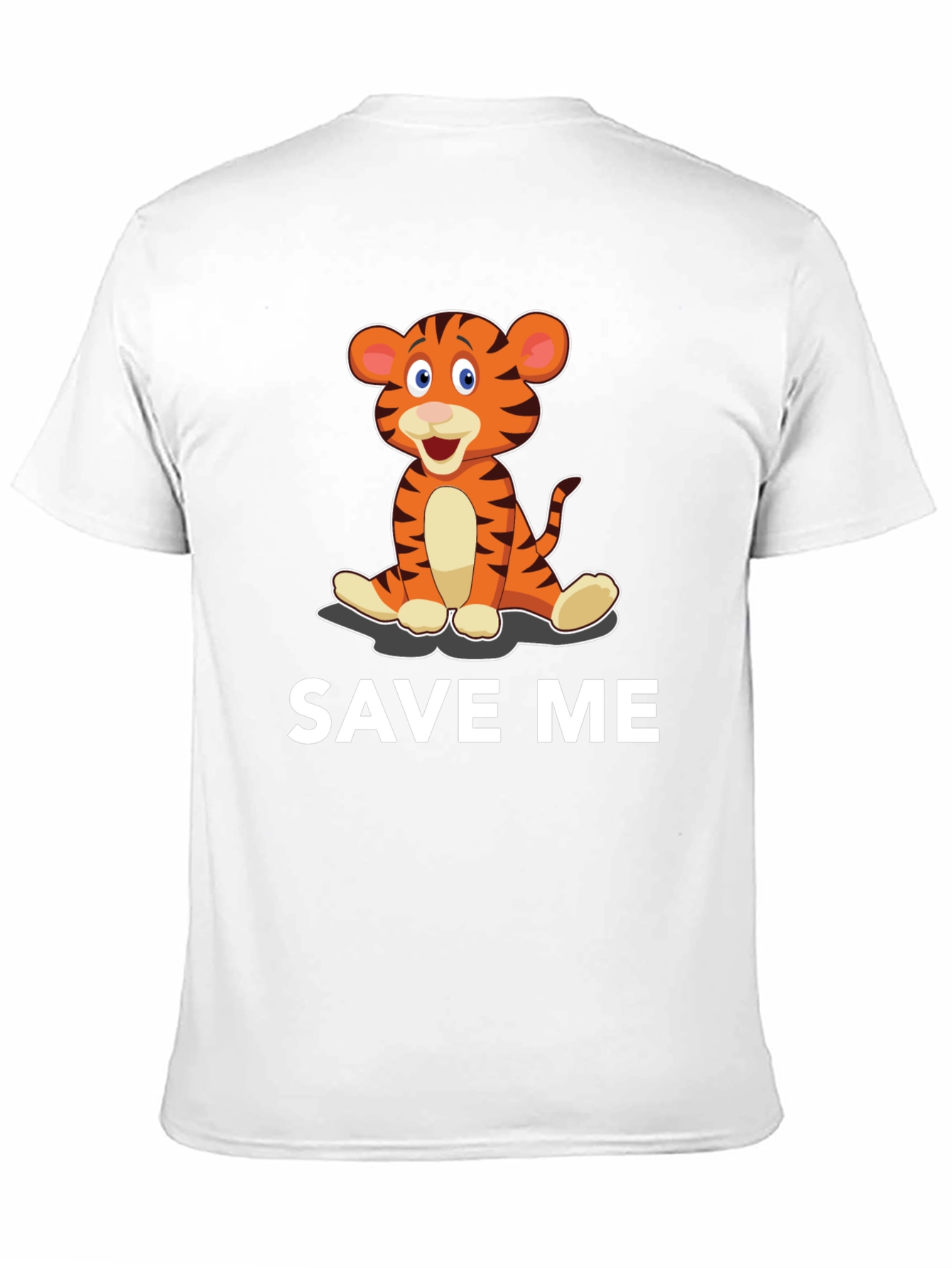 Save Me Tiger Graphic Tee - Conservation Awareness