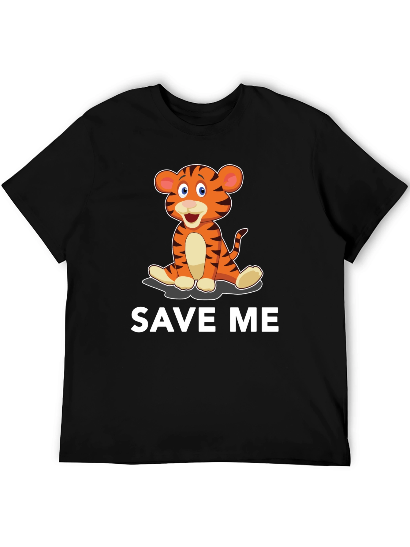 Save Me Tiger Graphic Tee - Conservation Awareness
