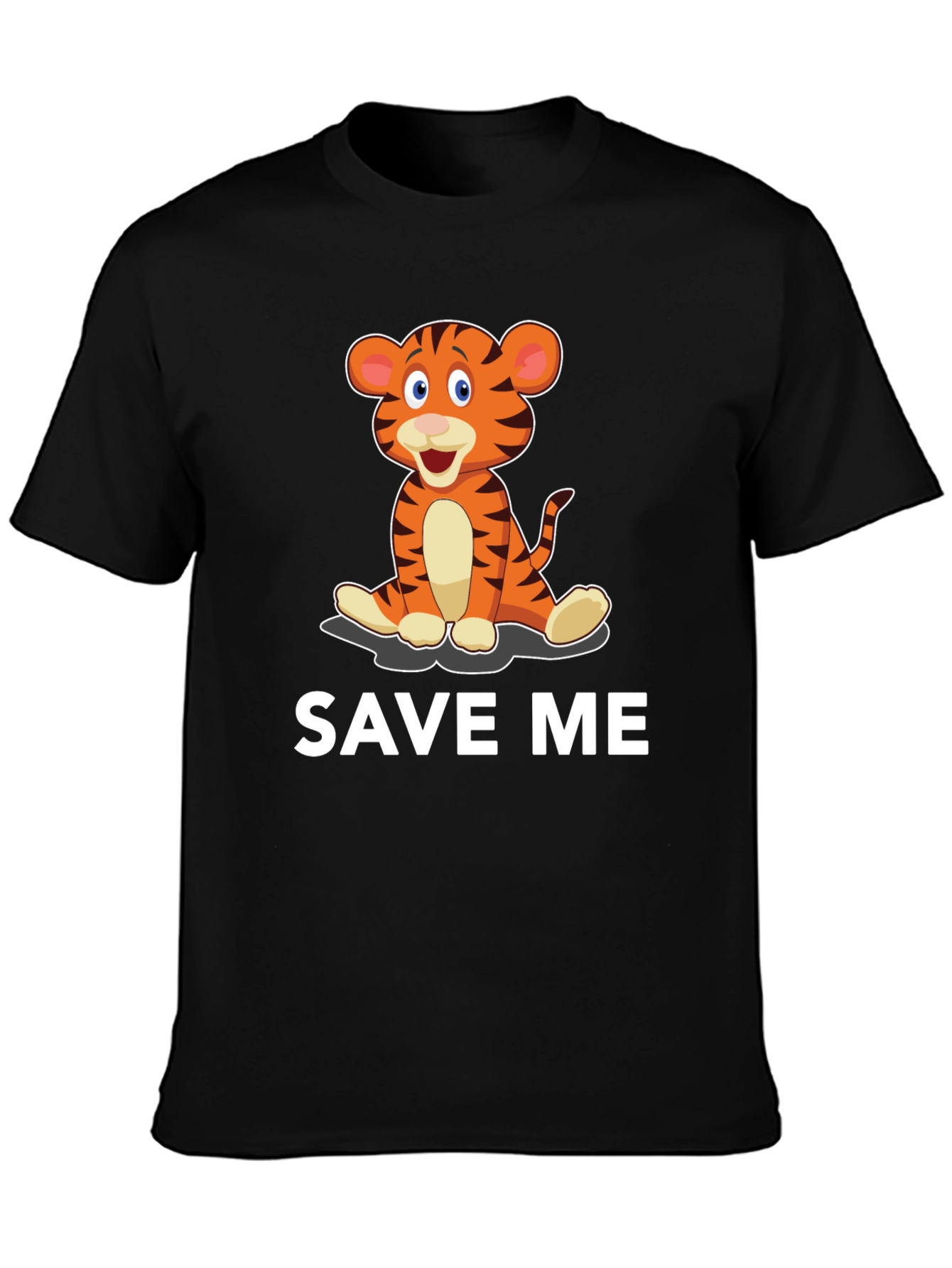 Save Me Tiger Graphic Tee - Conservation Awareness