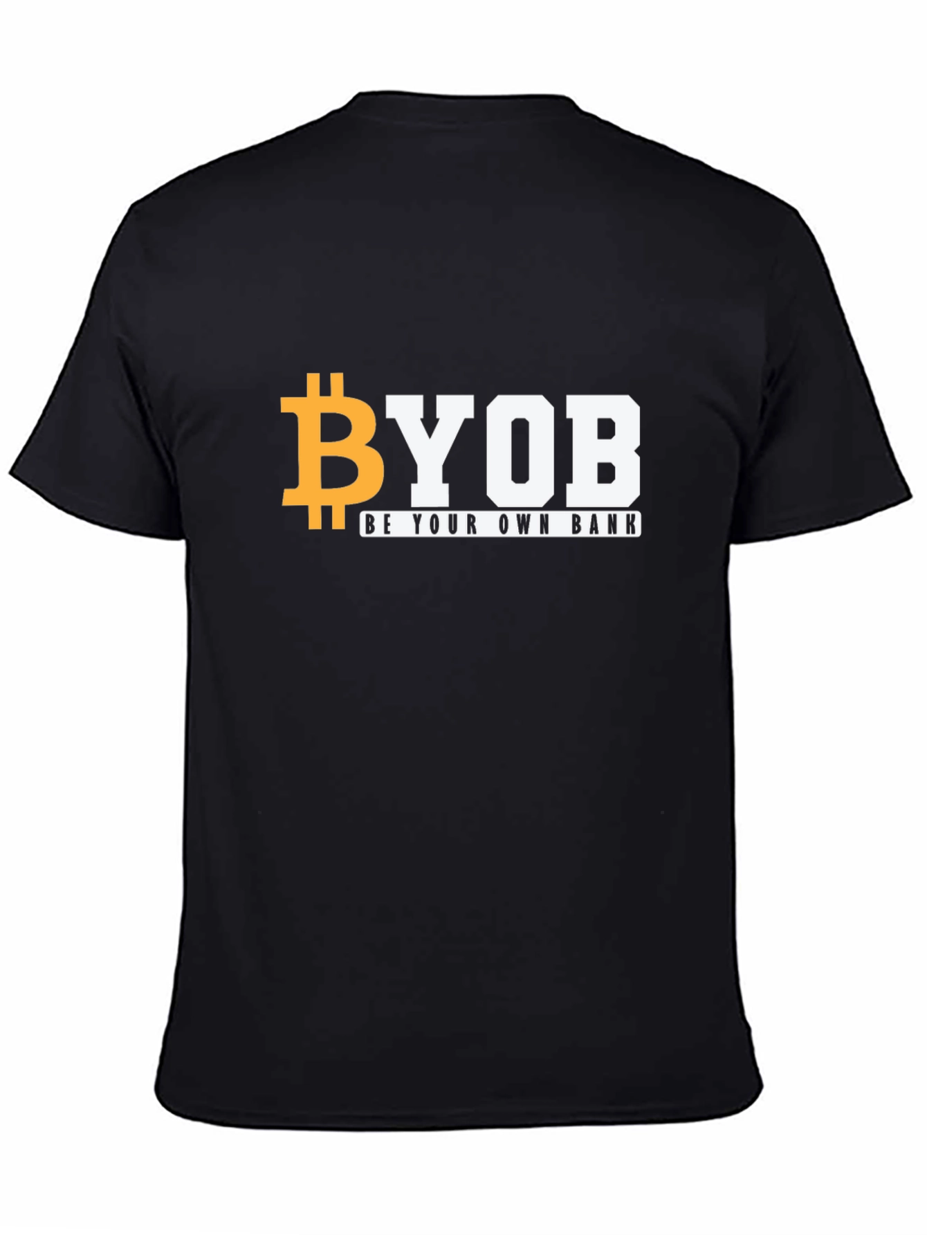 BYOB Bitcoin Black T-Shirt - Be Your Own Bank