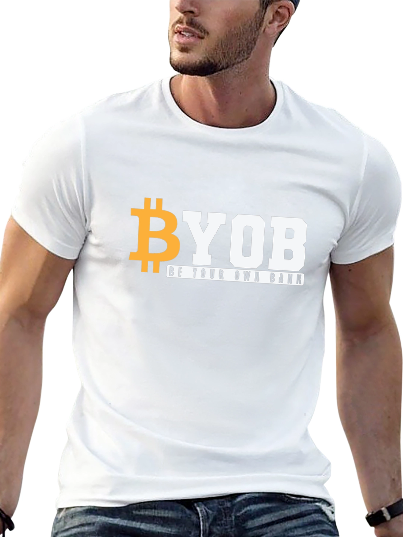 BYOB Bitcoin Black T-Shirt - Be Your Own Bank