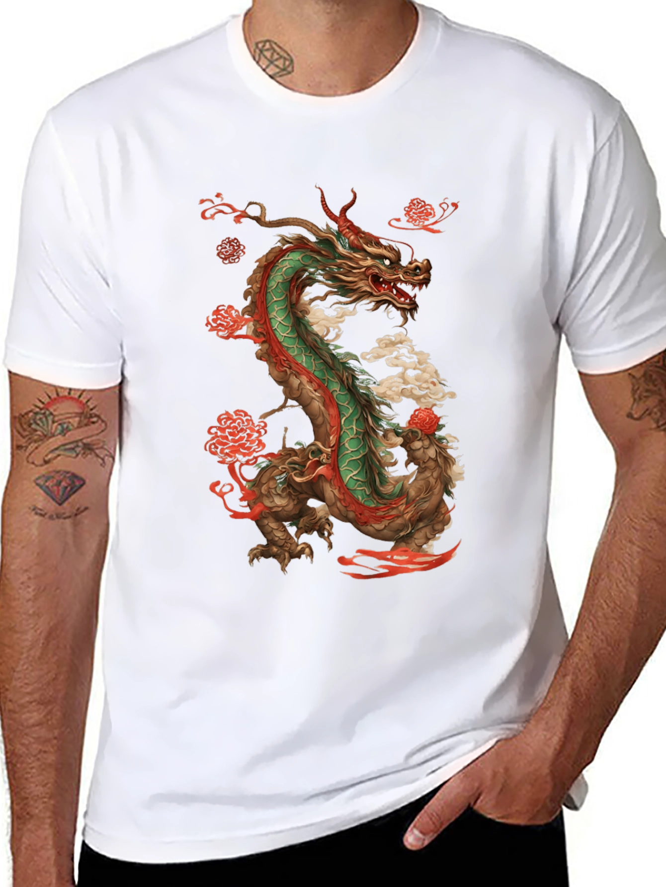 Dragon Graphic T-Shirt - Unique Design