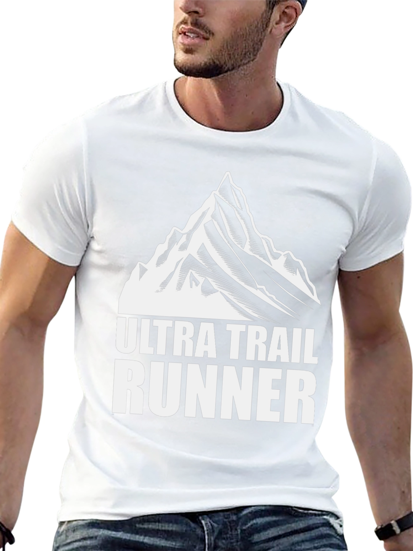 Ultra Trail Runner Graphic T-Shirt - Black