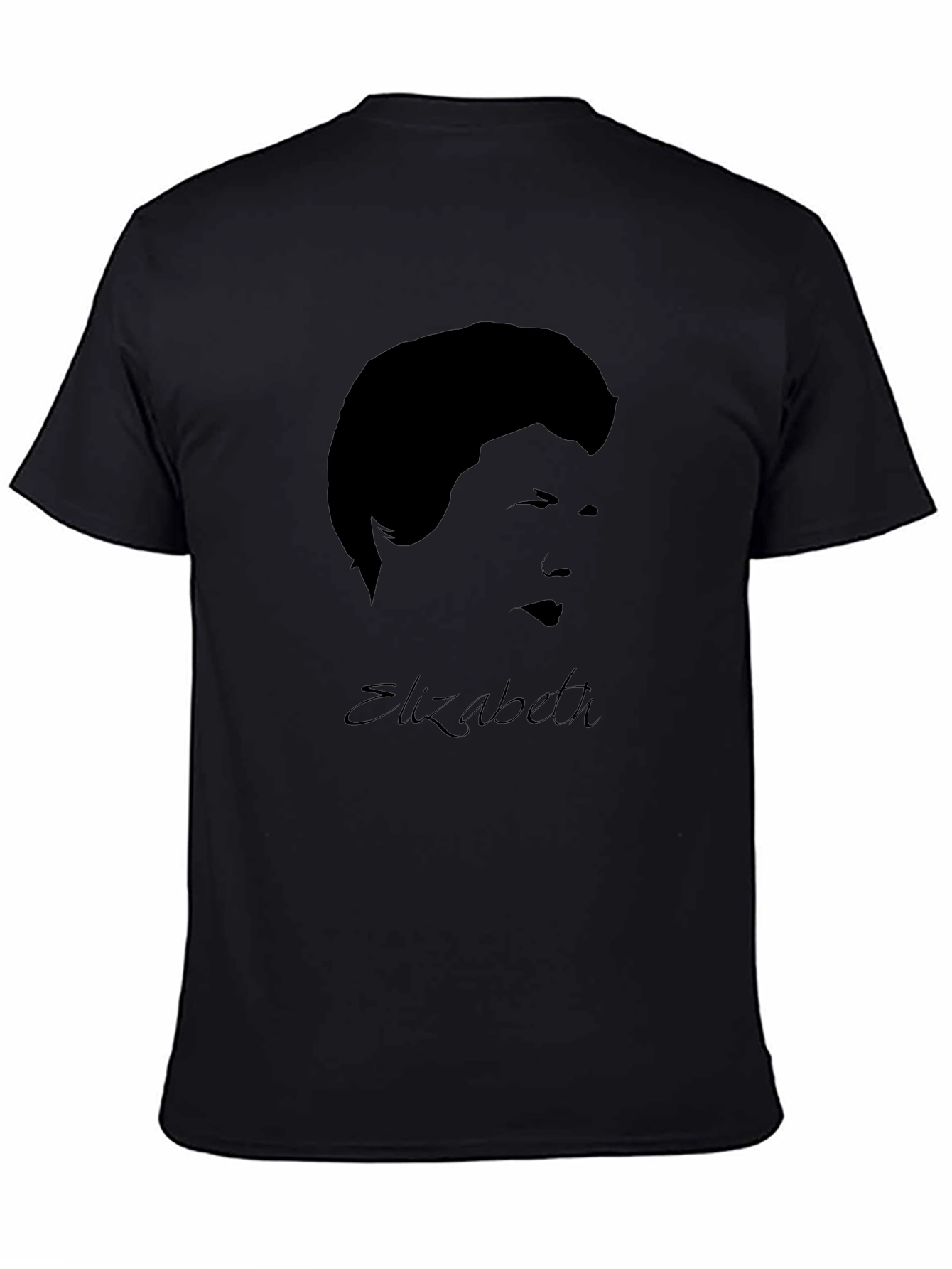 Elizabeth Graphic Black T-Shirt