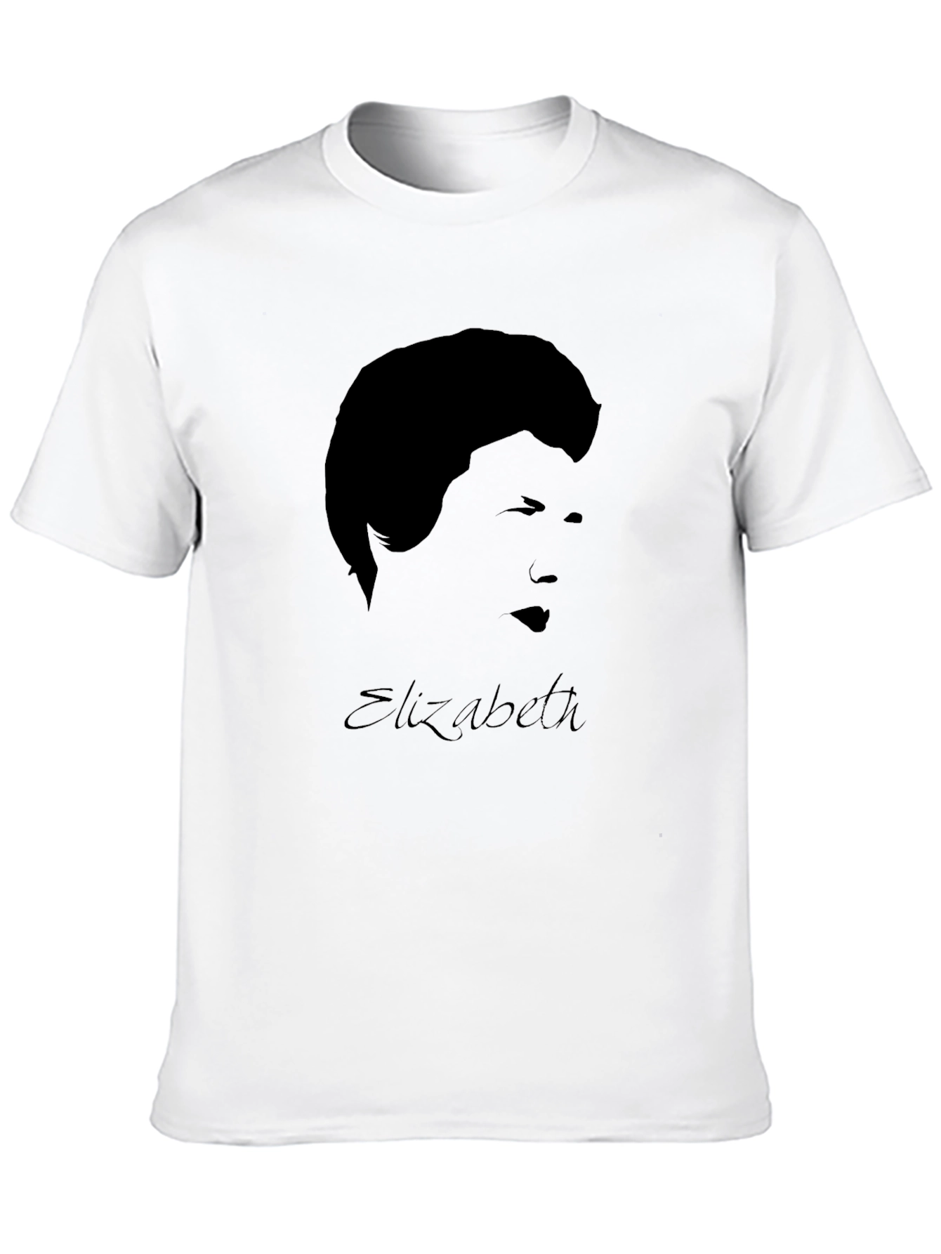 Elizabeth Graphic Black T-Shirt