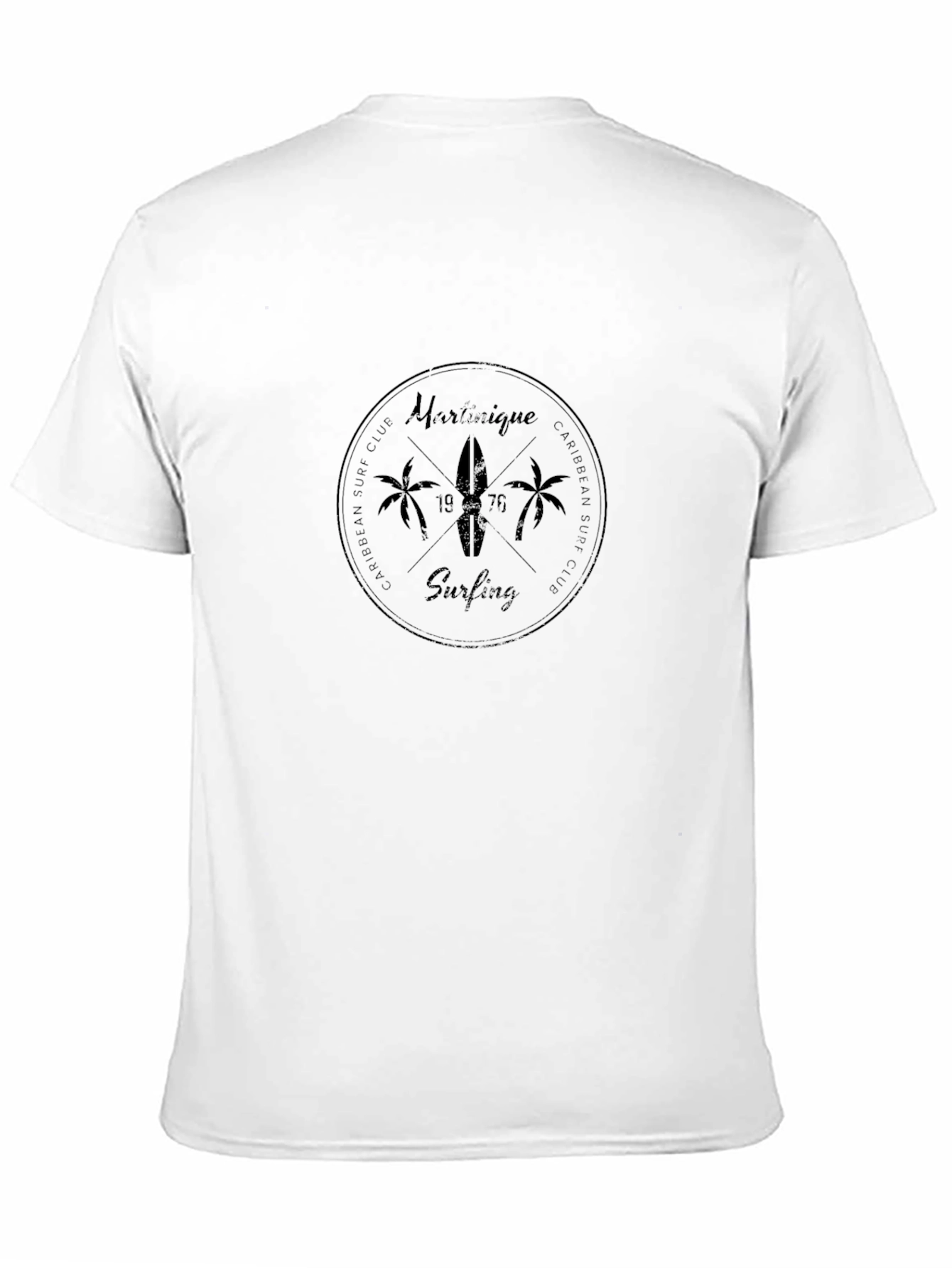 Martinique Surfing Club Black T-Shirt