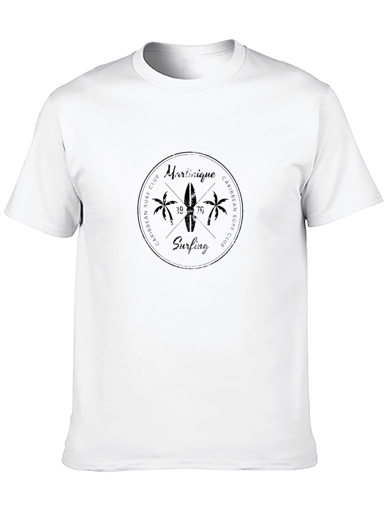 Martinique Surfing Club Black T-Shirt