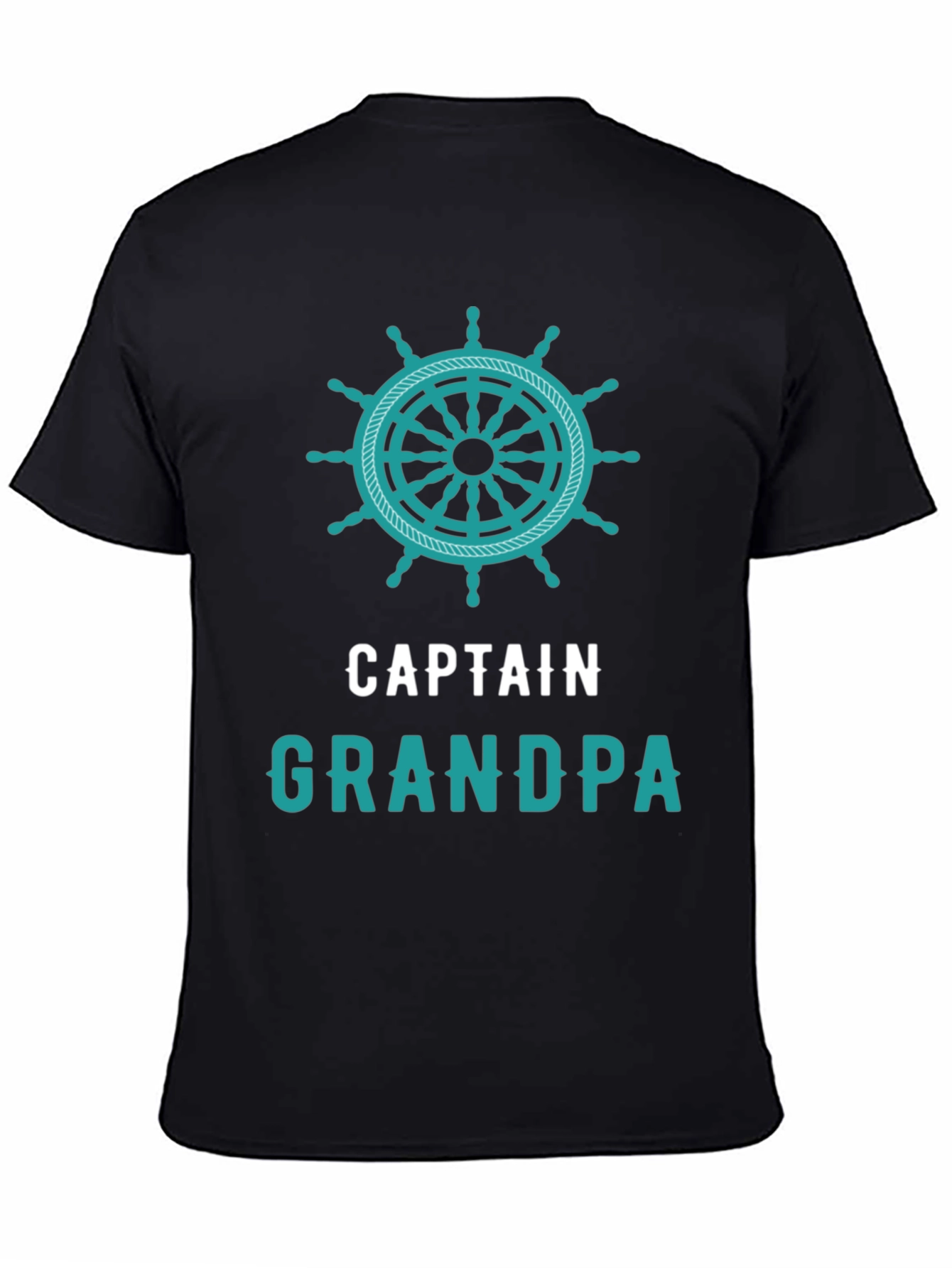 Captain Grandpa T-Shirt - Nautical Theme