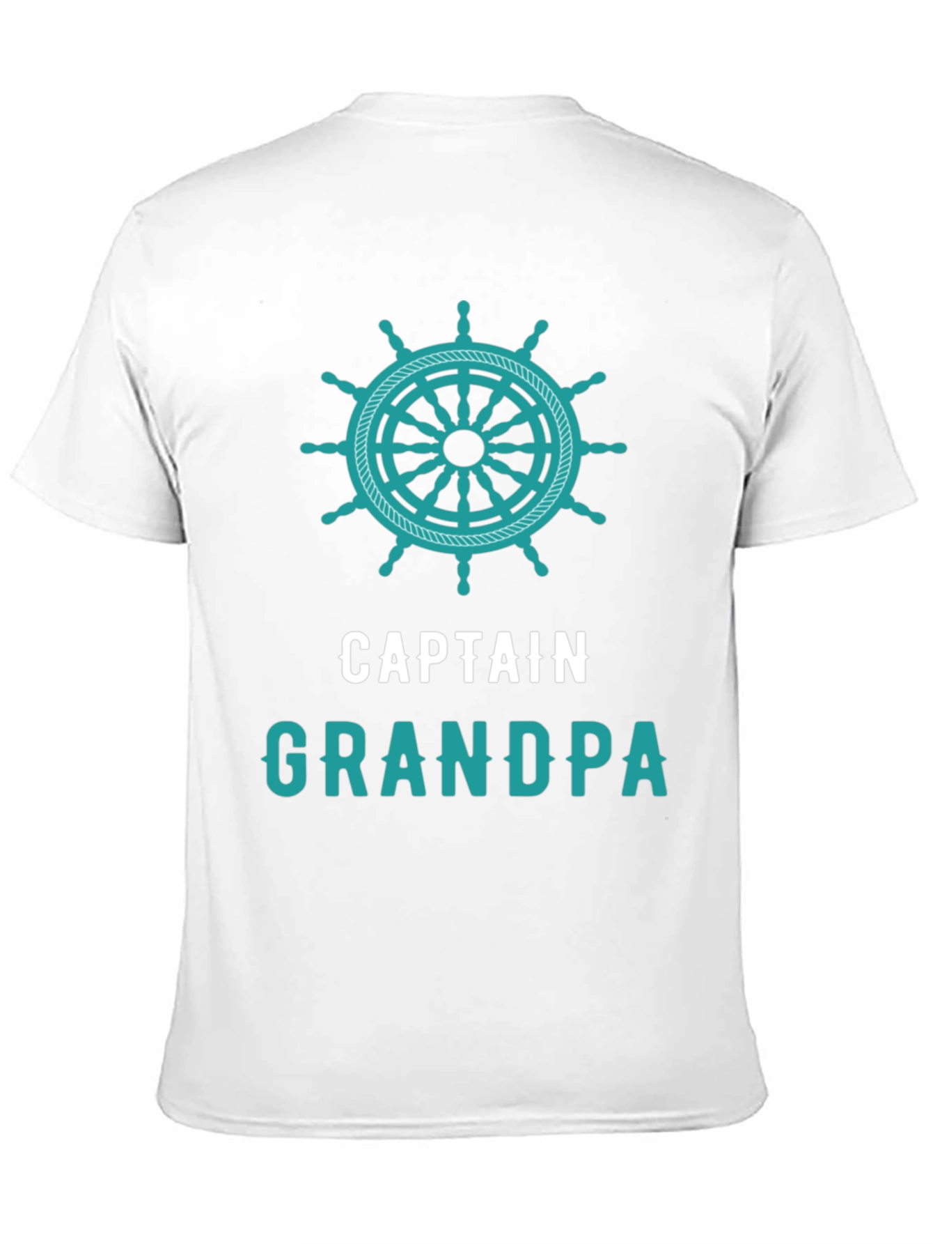 Captain Grandpa T-Shirt - Nautical Theme
