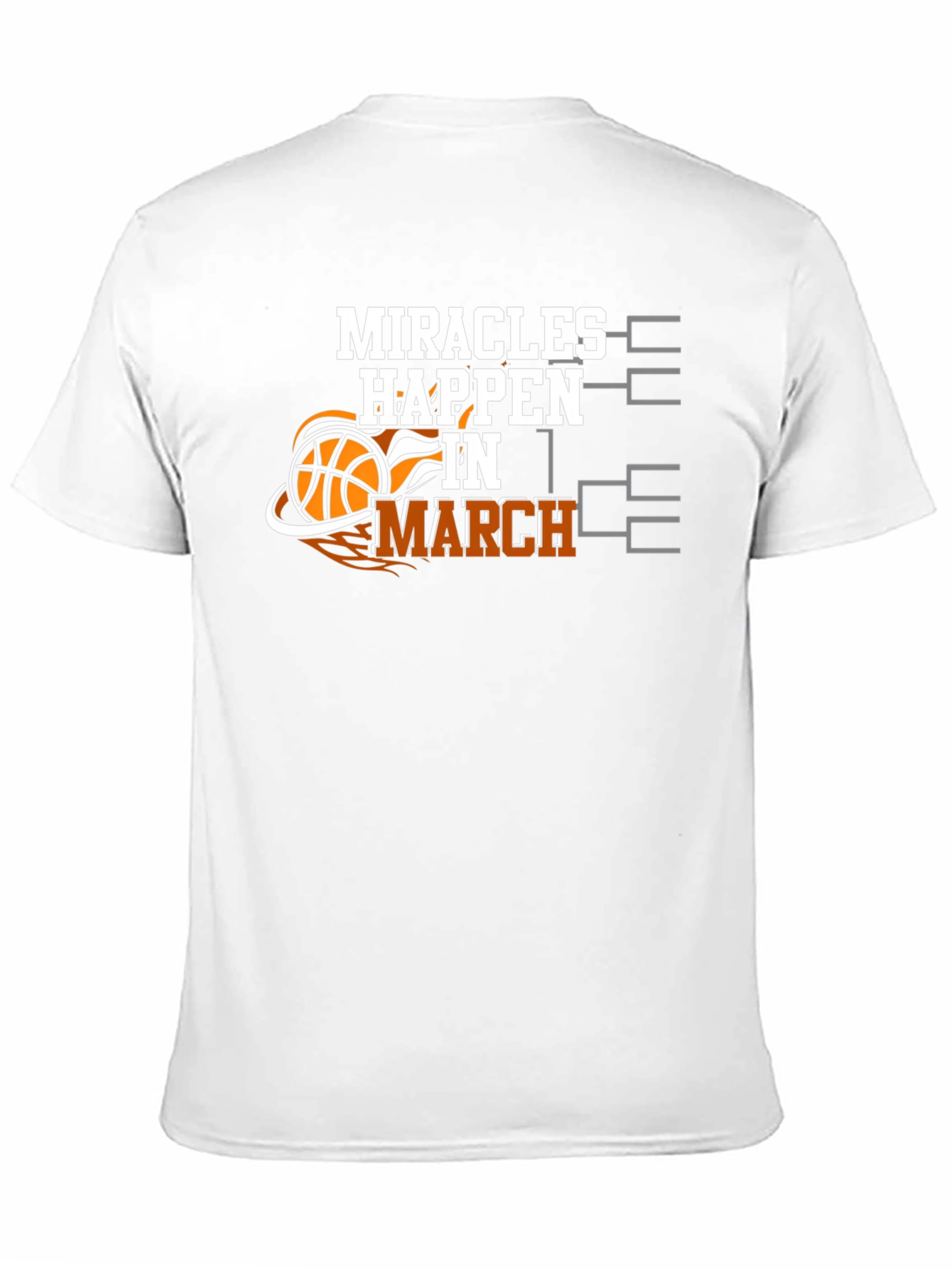 Miracles Happen in March Basketball T-Shirt