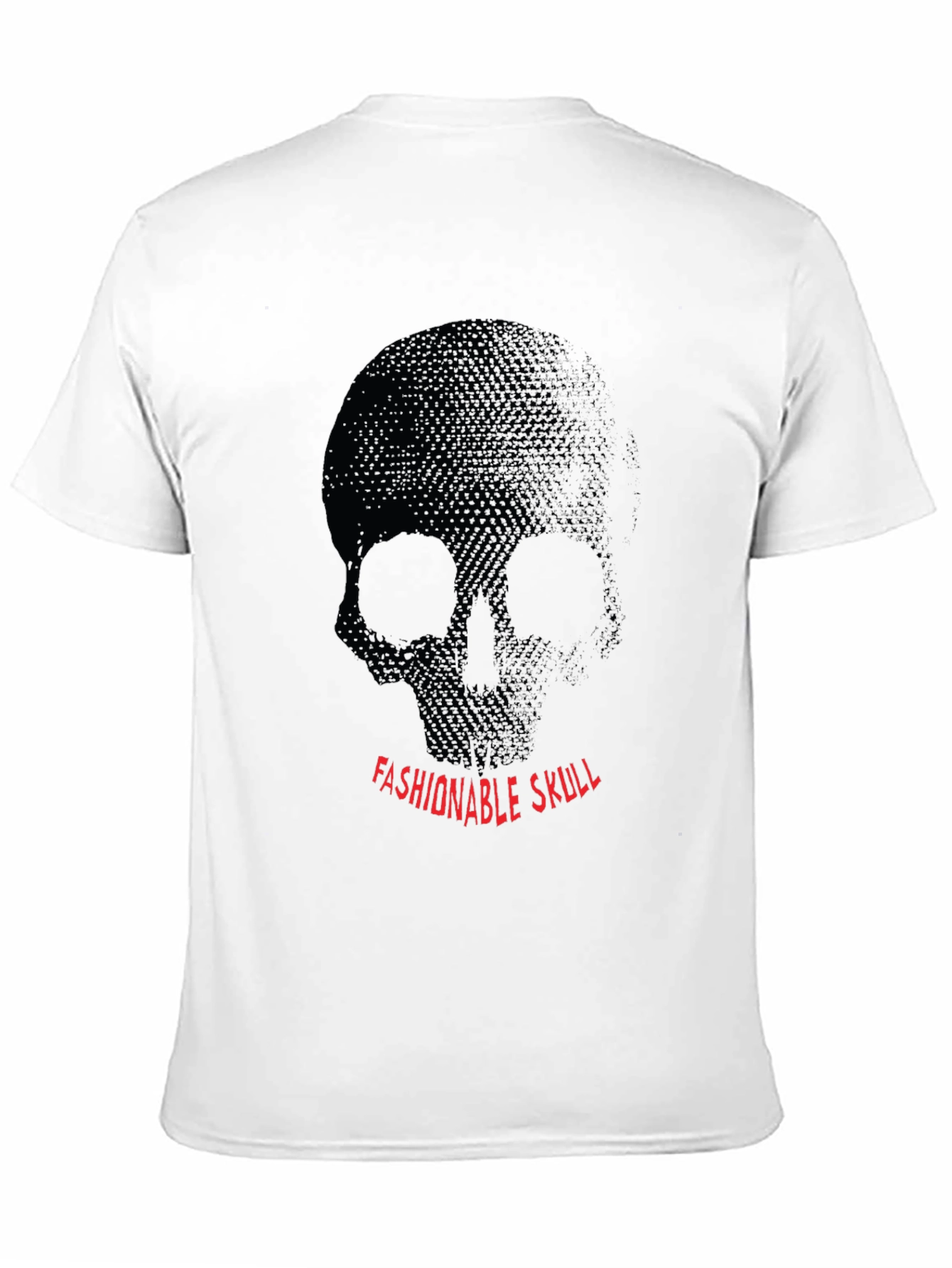 Fashionable Skull Graphic Black T-Shirt