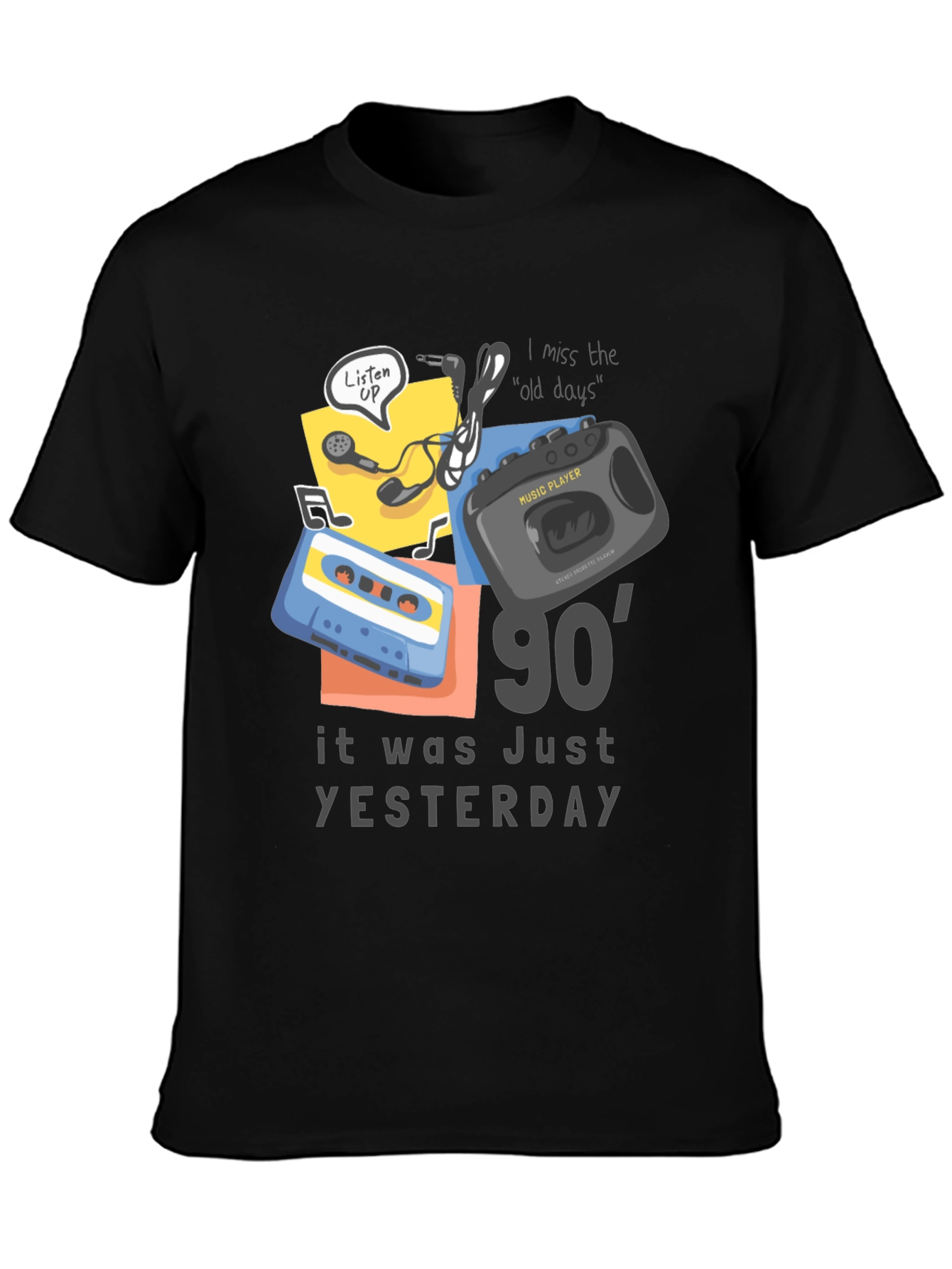 90s Throwback Graphic Tee - Music Nostalgia
