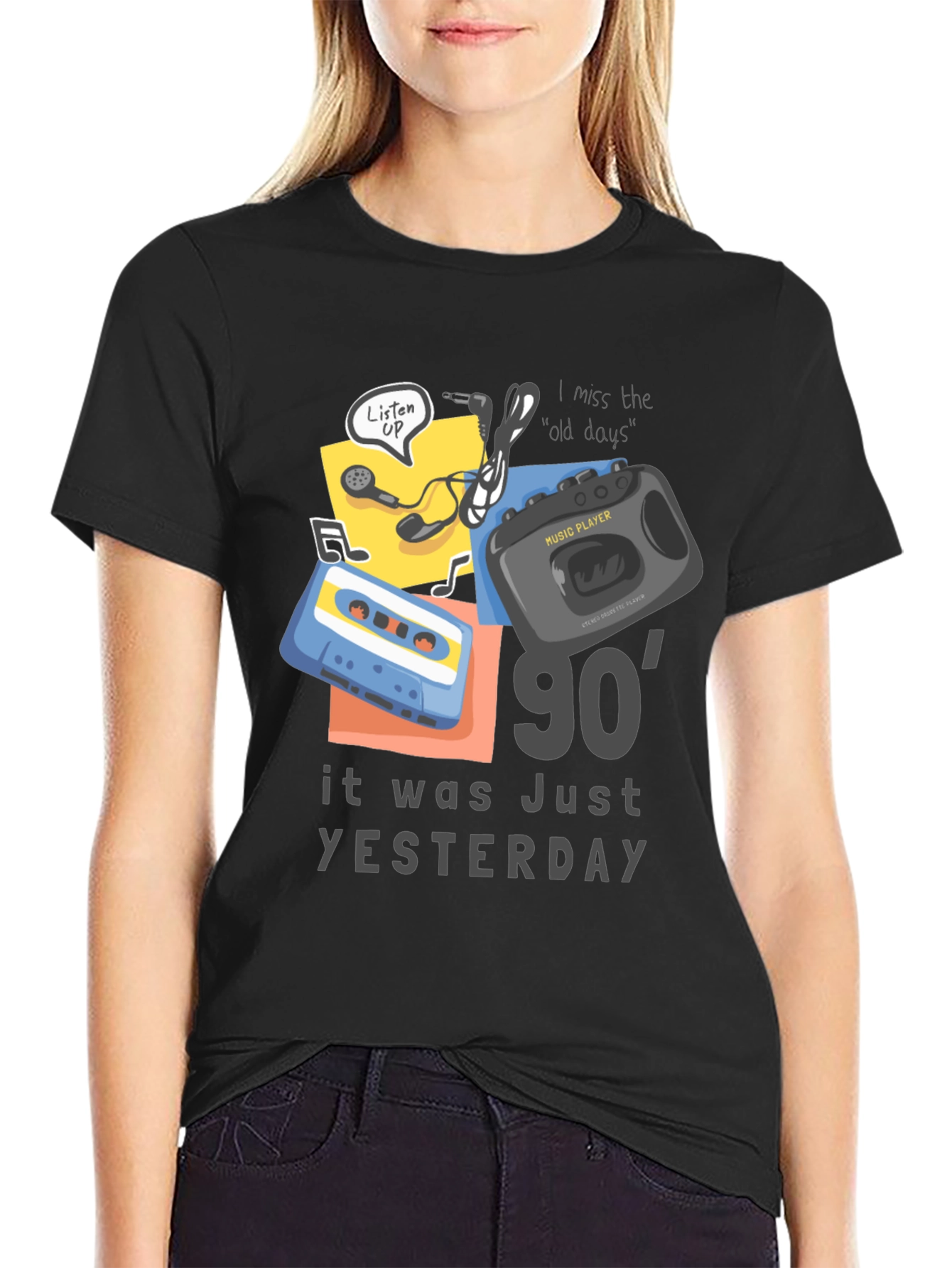 90s Throwback Graphic Tee - Music Nostalgia