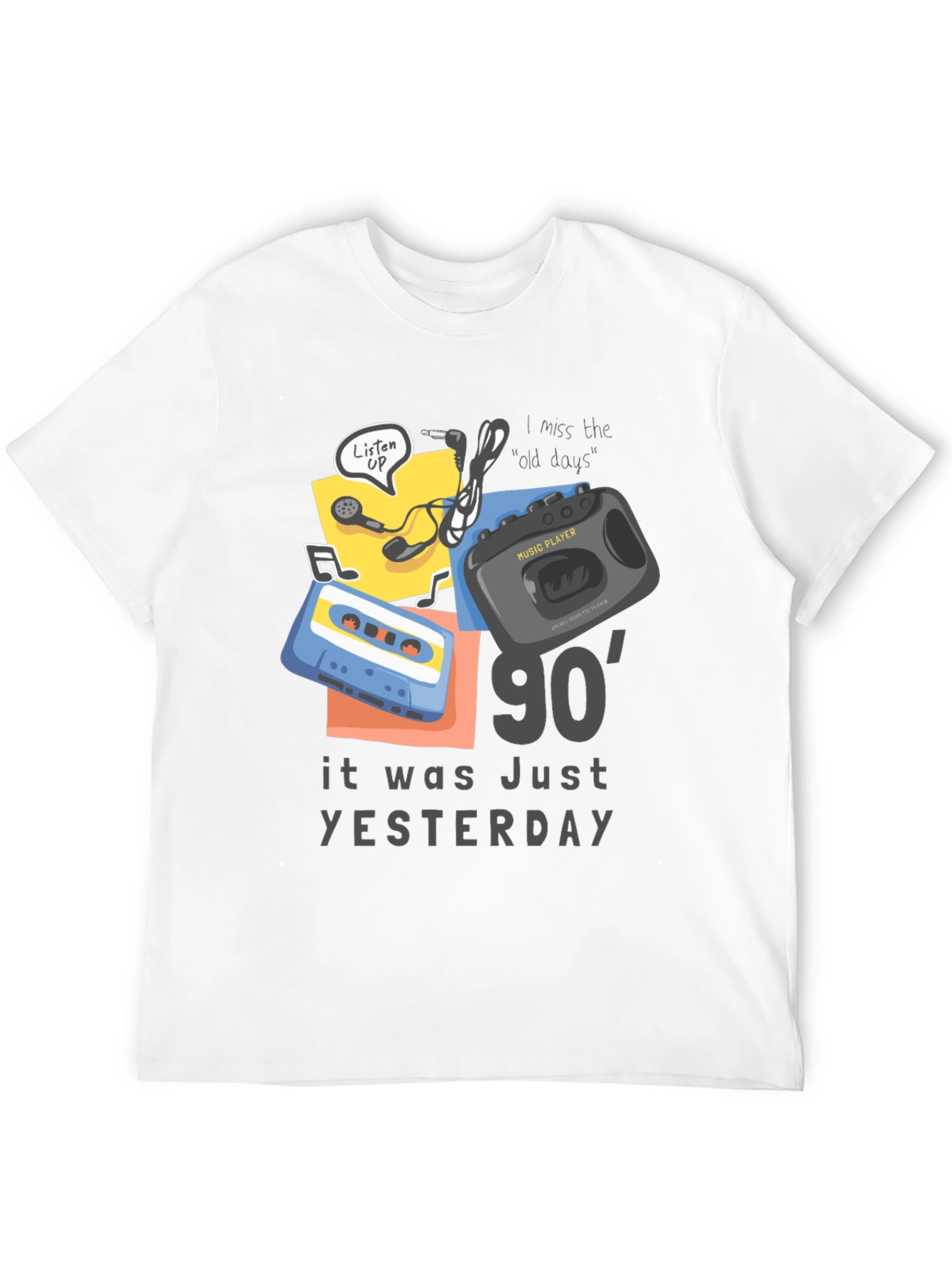 90s Throwback Graphic Tee - Music Nostalgia
