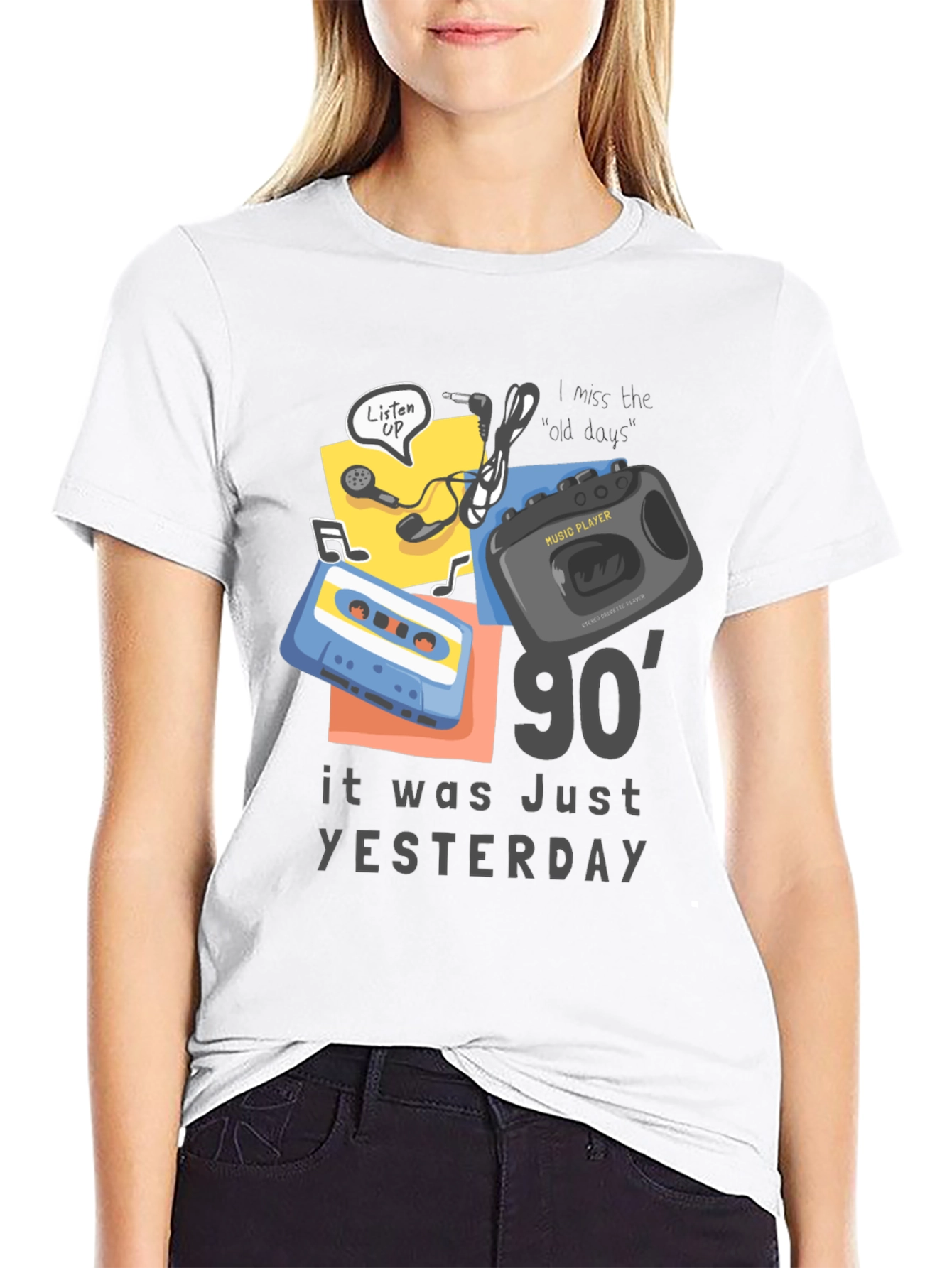 90s Throwback Graphic Tee - Music Nostalgia