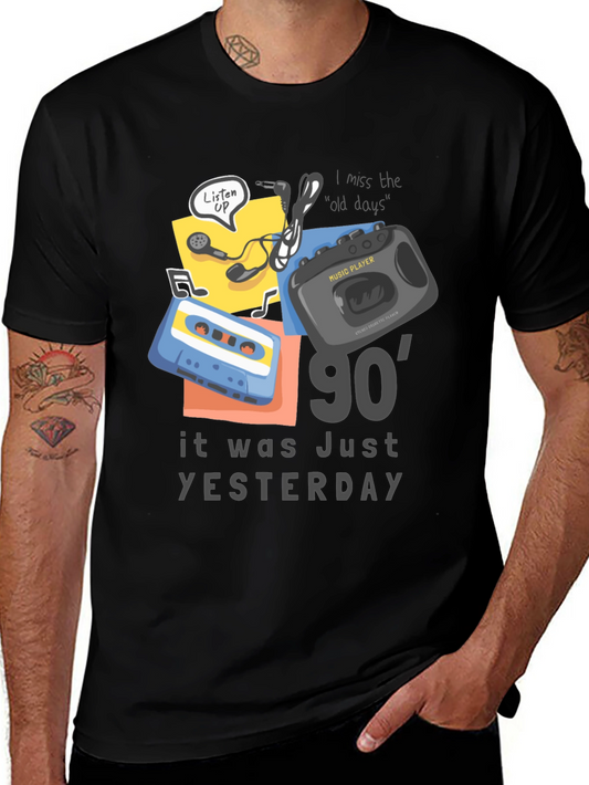 90s Throwback Graphic Tee - Music Nostalgia