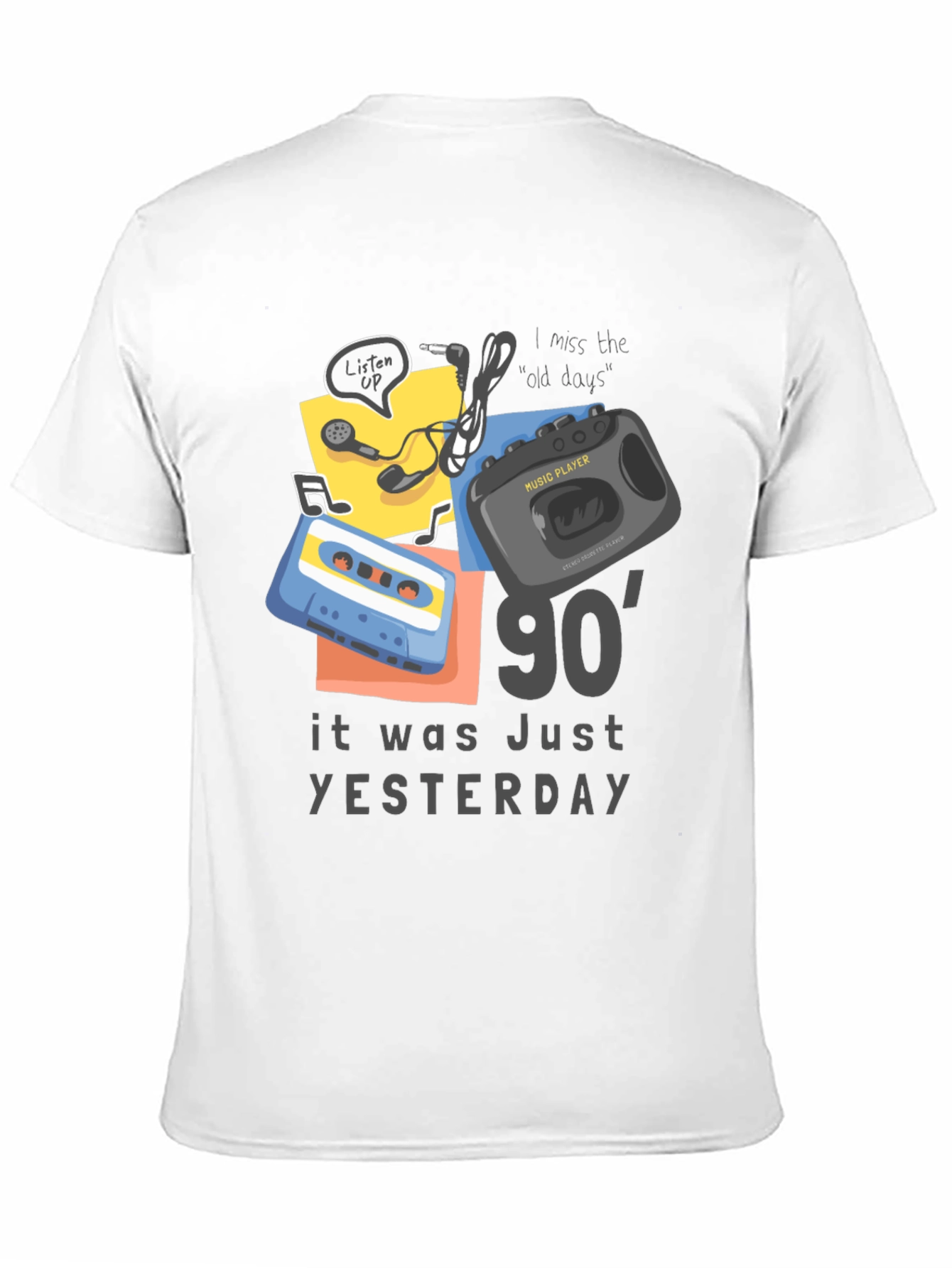 90s Throwback Graphic Tee - Music Nostalgia