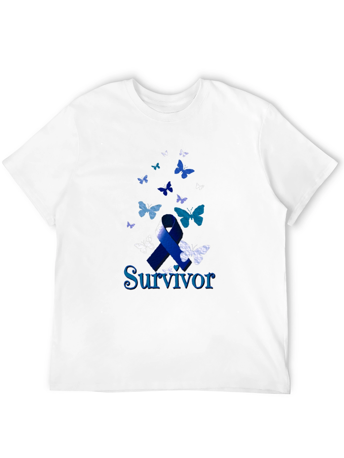 Survivor Ribbon Butterfly T-Shirt