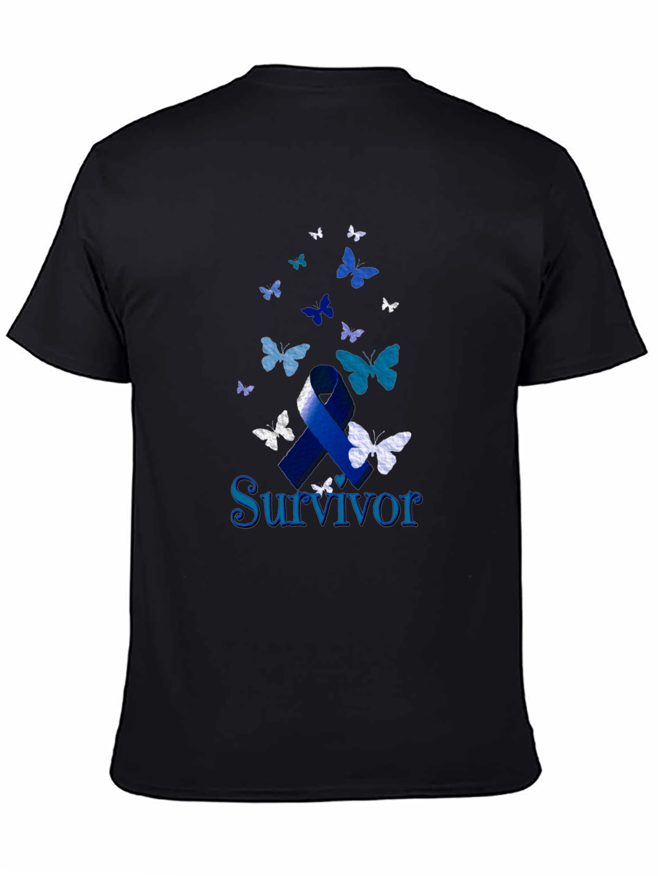 Survivor Ribbon Butterfly T-Shirt