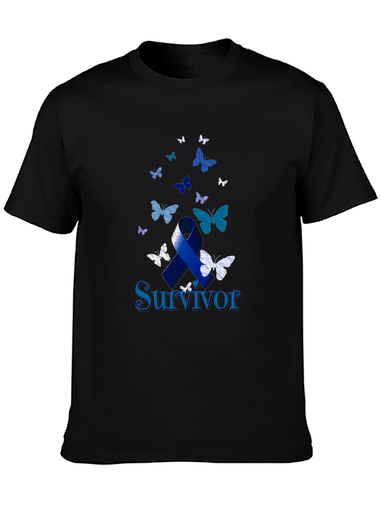 Survivor Ribbon Butterfly T-Shirt
