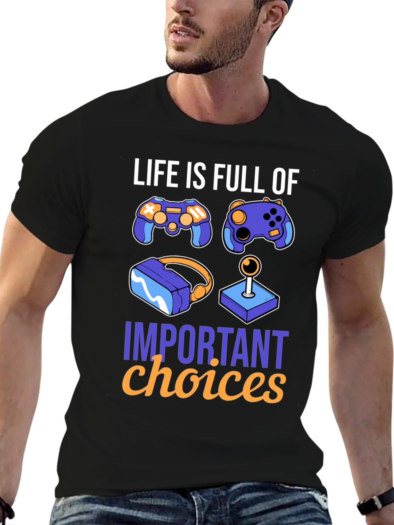 Gamers Choice Graphic Tee - Lifes Important Choices