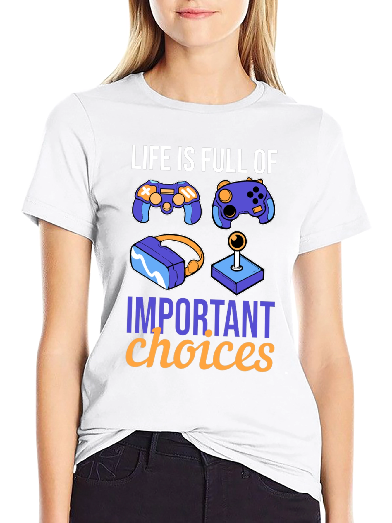 Gamers Choice Graphic Tee - Lifes Important Choices