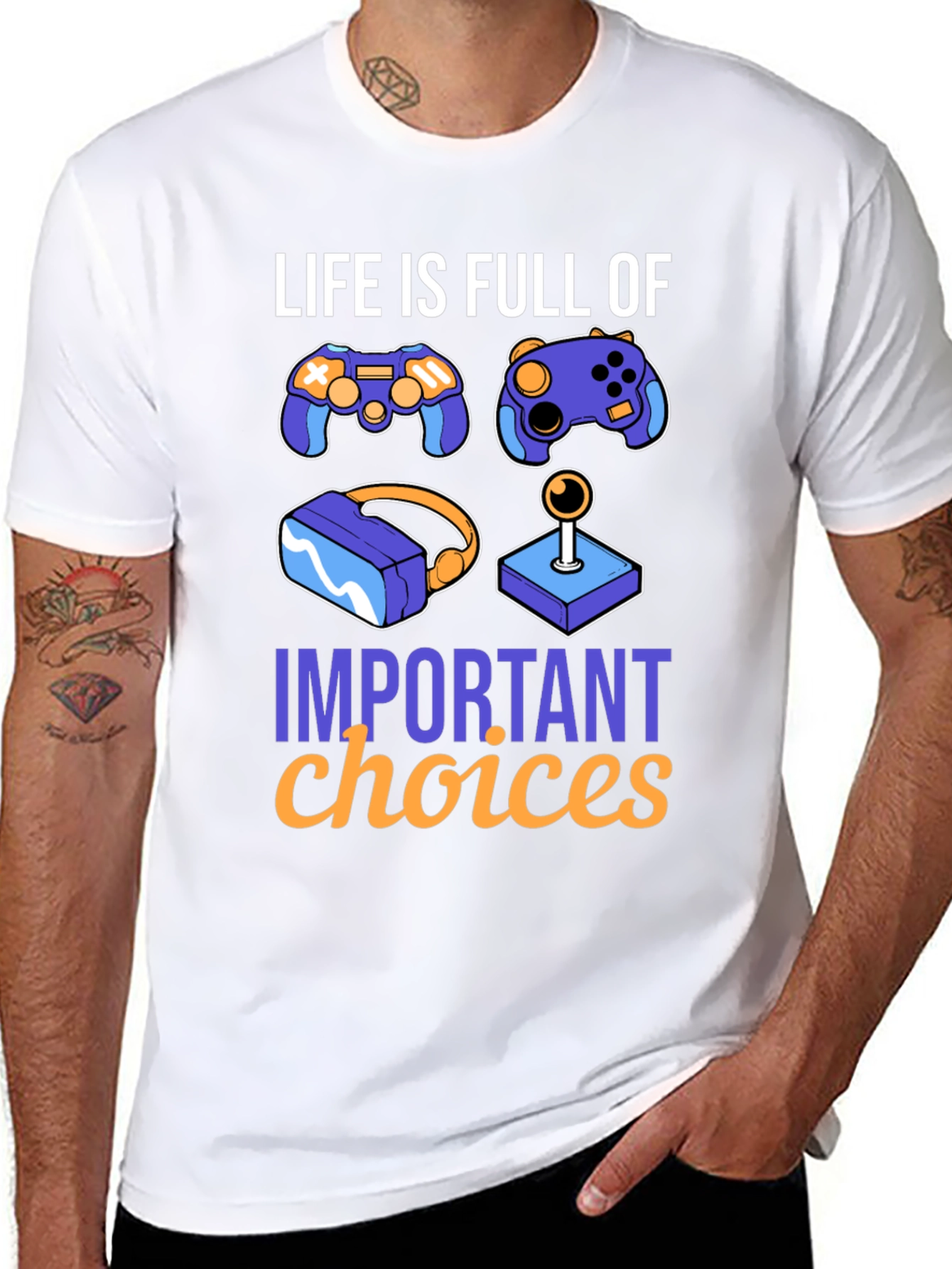 Gamers Choice Graphic Tee - Lifes Important Choices