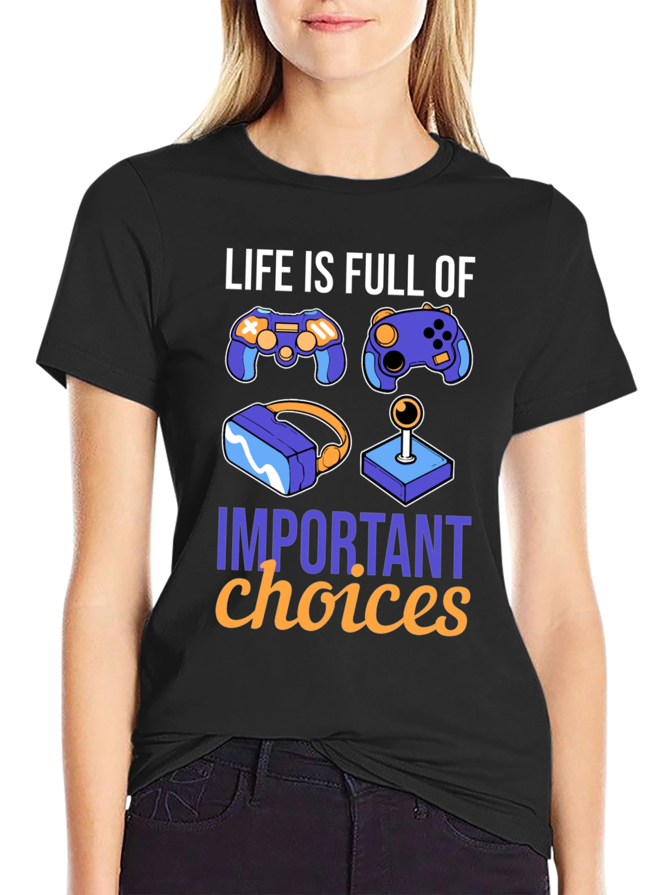 Gamers Choice Graphic Tee - Lifes Important Choices