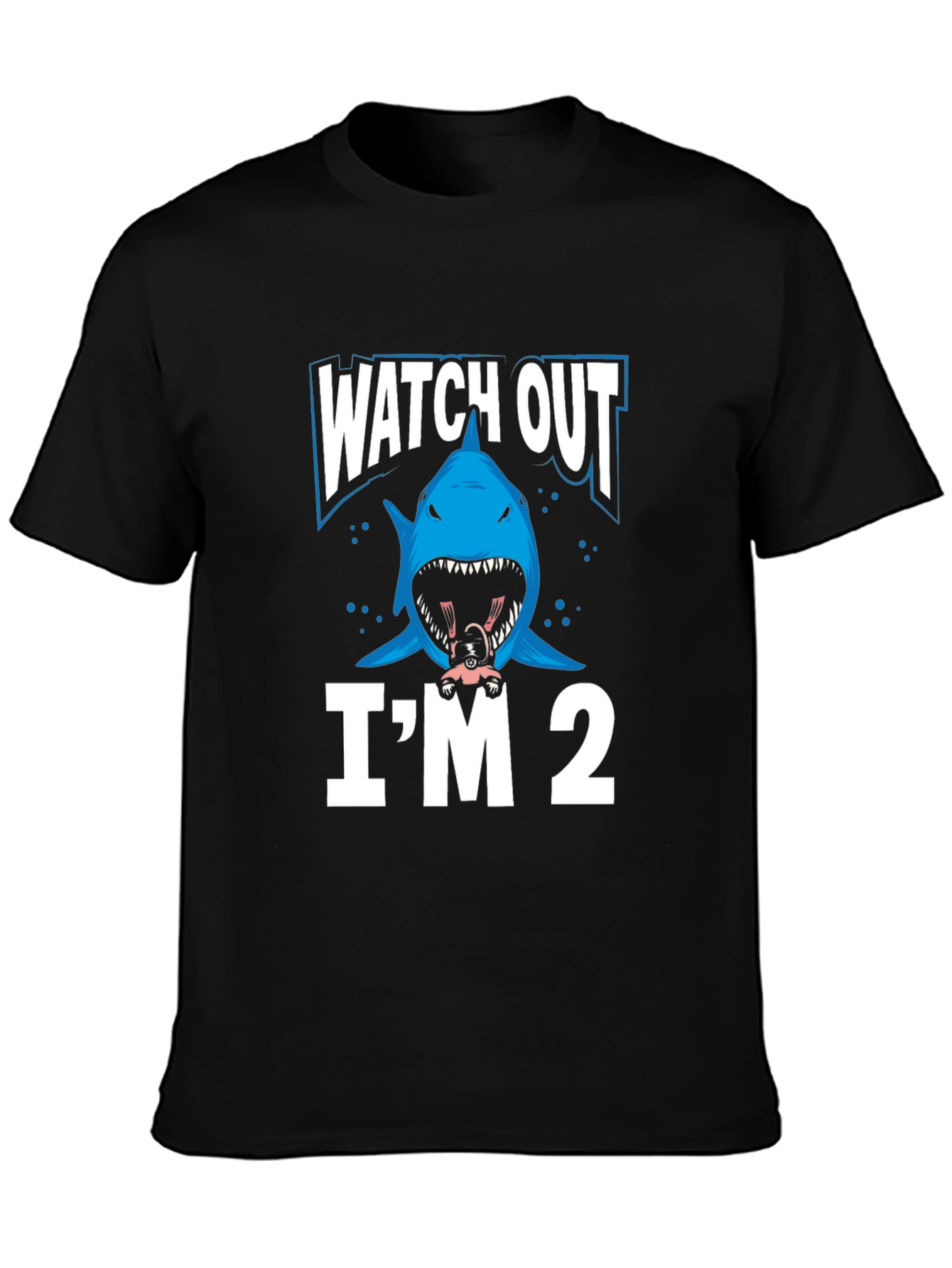 Shark Im 2 T-Shirt - Baby Shark Birthday Tee