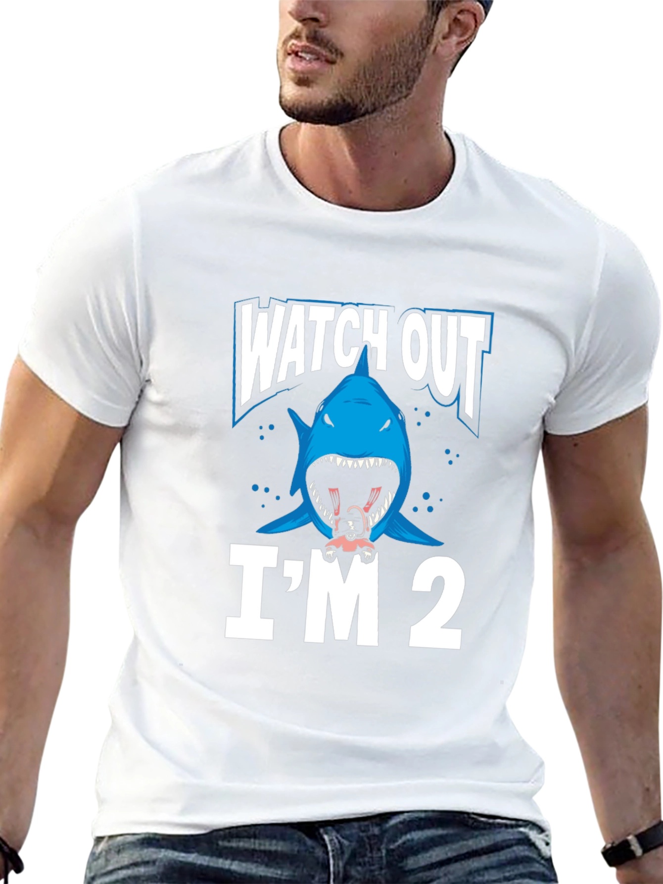 Shark Im 2 T-Shirt - Baby Shark Birthday Tee