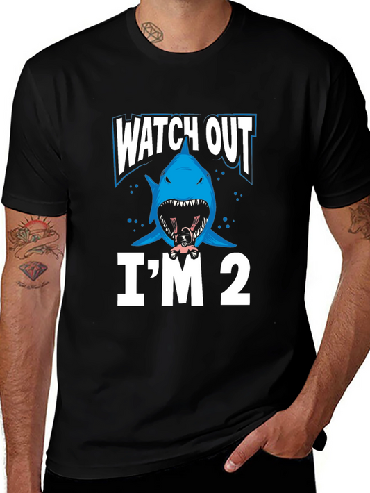 Shark Im 2 T-Shirt - Baby Shark Birthday Tee
