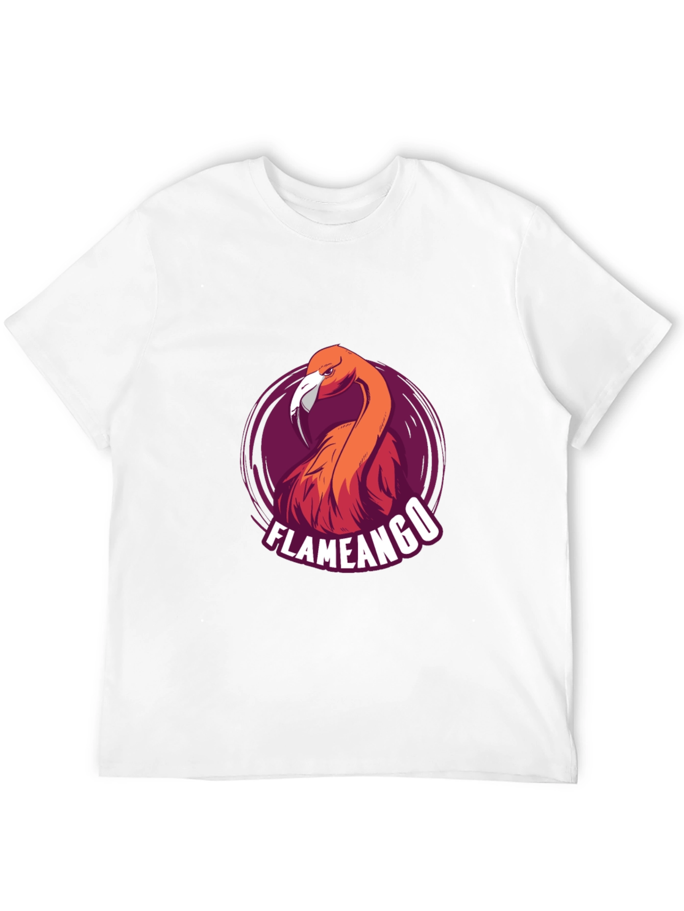 Flameango Graphic Tee - Cool Bird Design