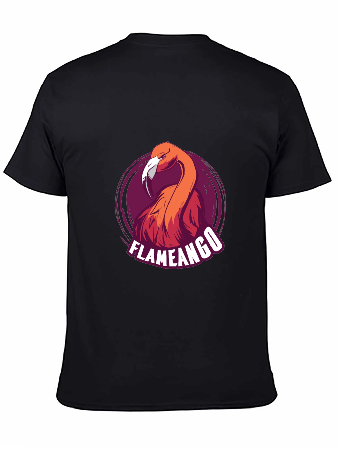 Flameango Graphic Tee - Cool Bird Design