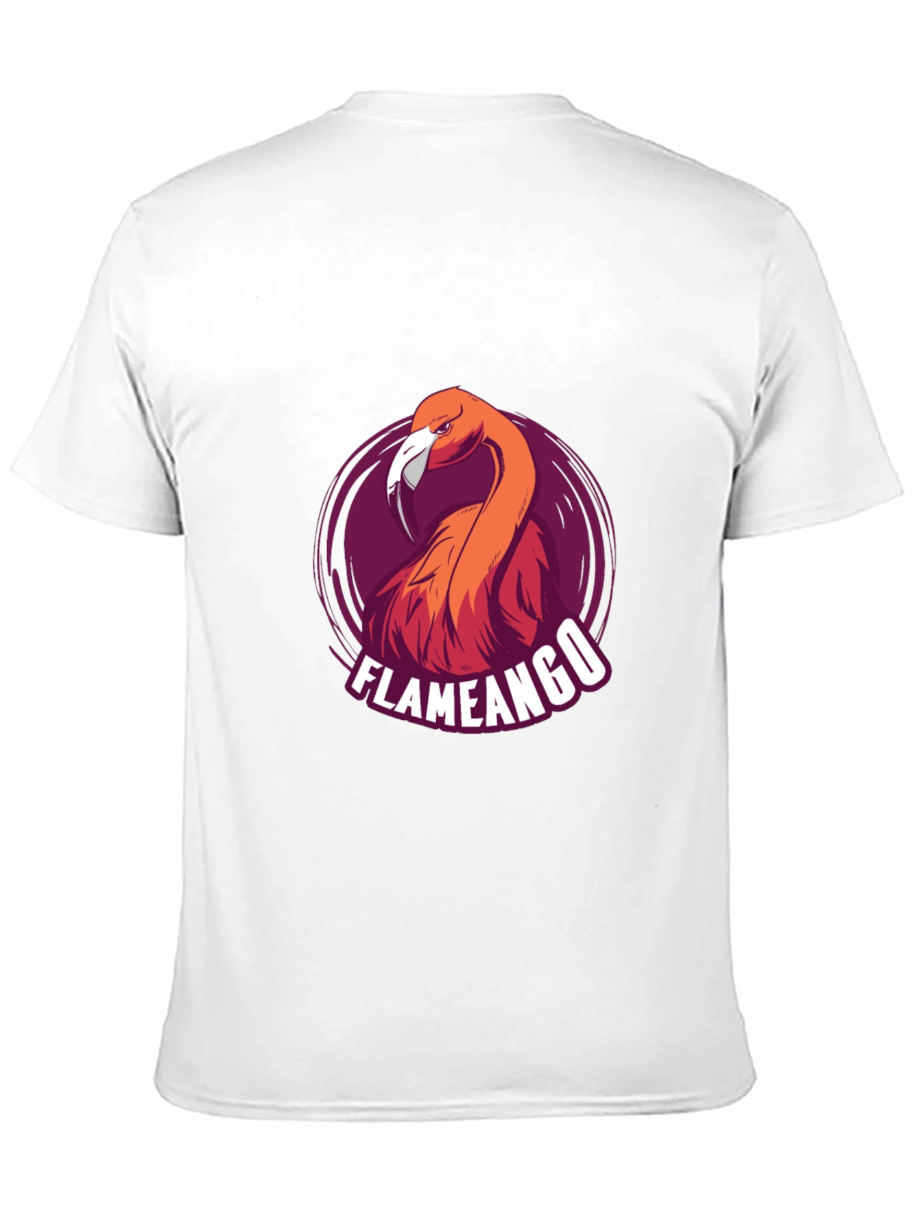 Flameango Graphic Tee - Cool Bird Design