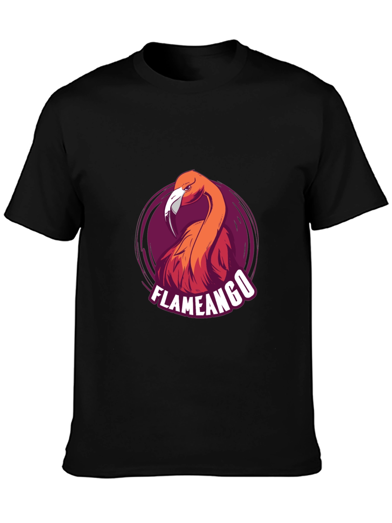 Flameango Graphic Tee - Cool Bird Design