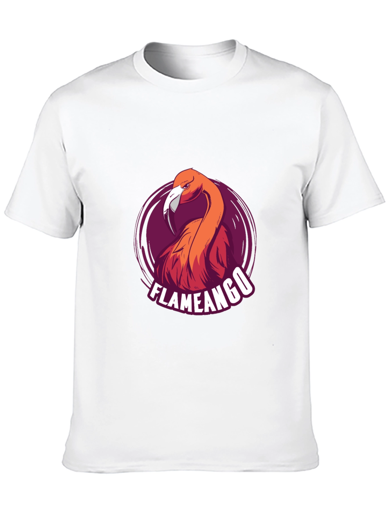 Flameango Graphic Tee - Cool Bird Design