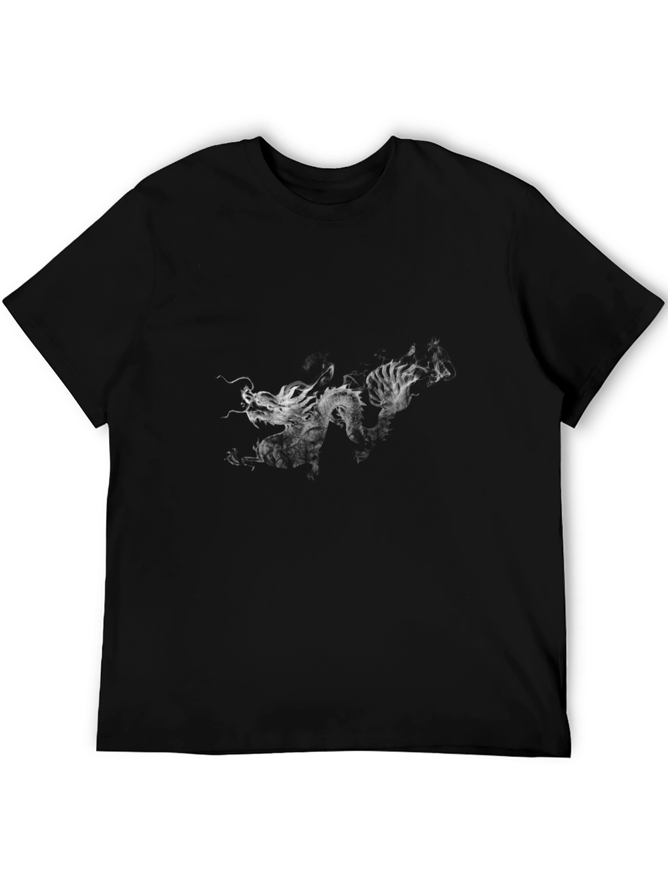 Dragon Graphic Tee - Black Short Sleeve T-Shirt