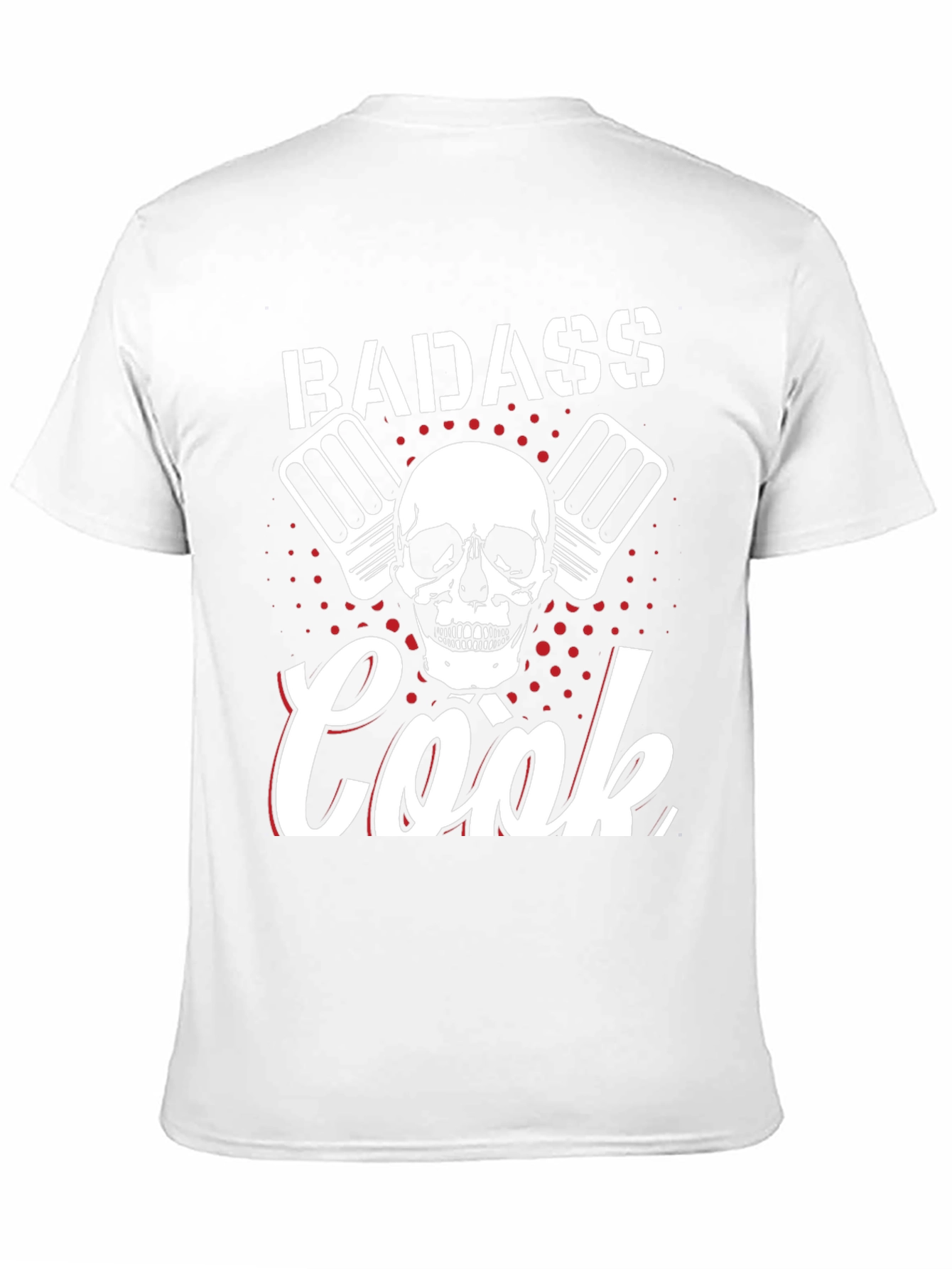 Badass Cook T-Shirt - Skull & Cleavers Graphic Tee