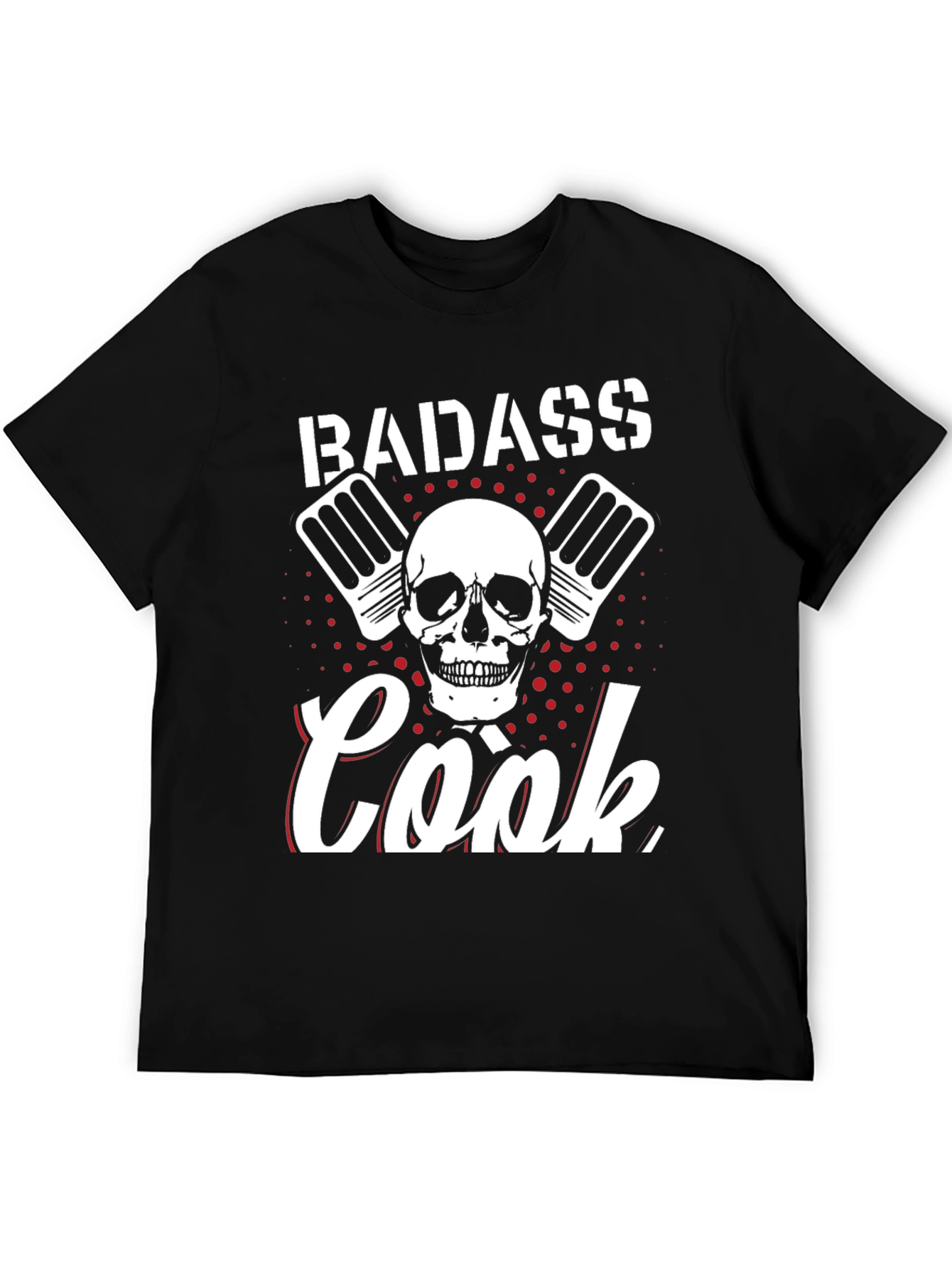 Badass Cook T-Shirt - Skull & Cleavers Graphic Tee
