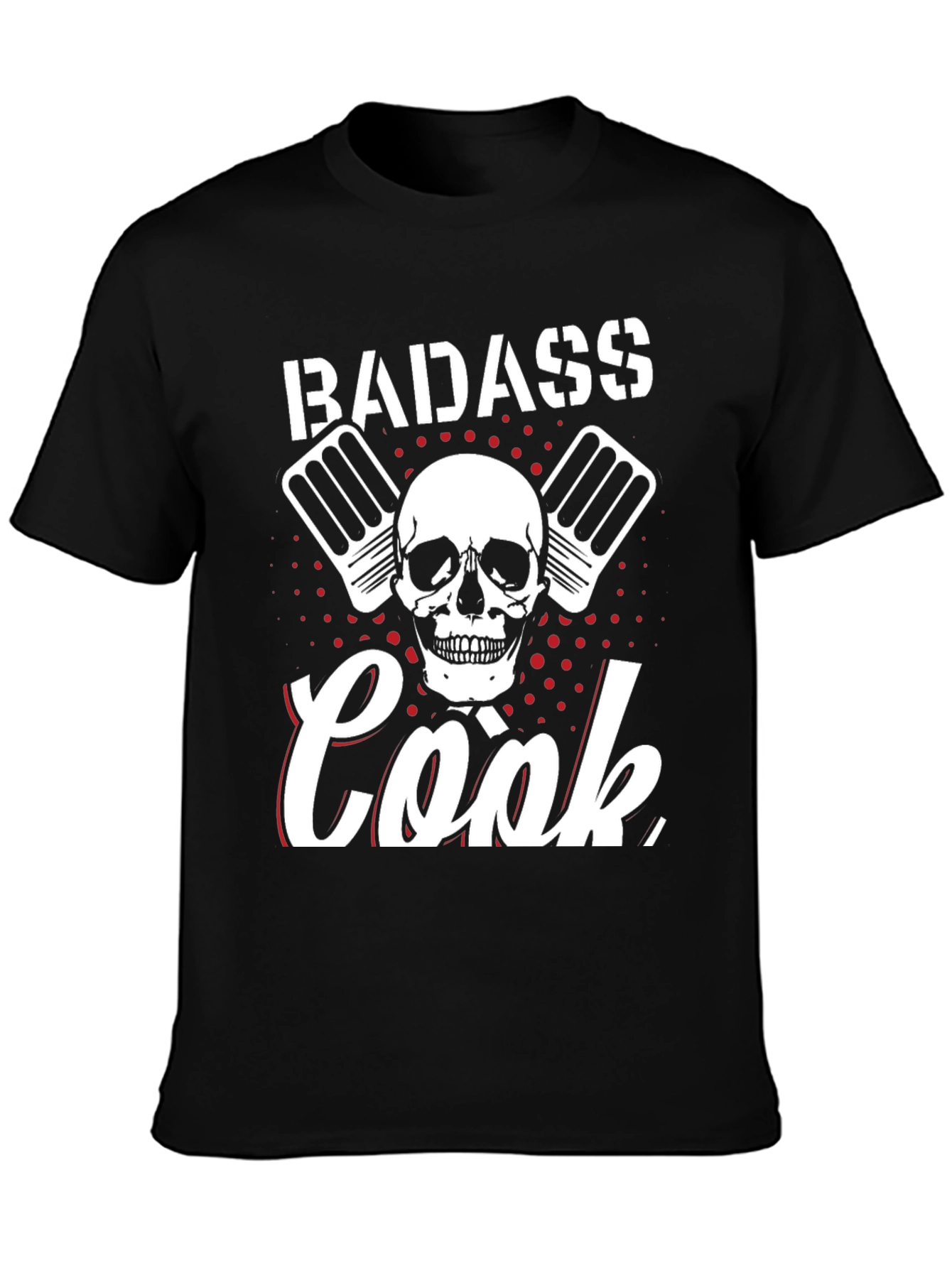 Badass Cook T-Shirt - Skull & Cleavers Graphic Tee
