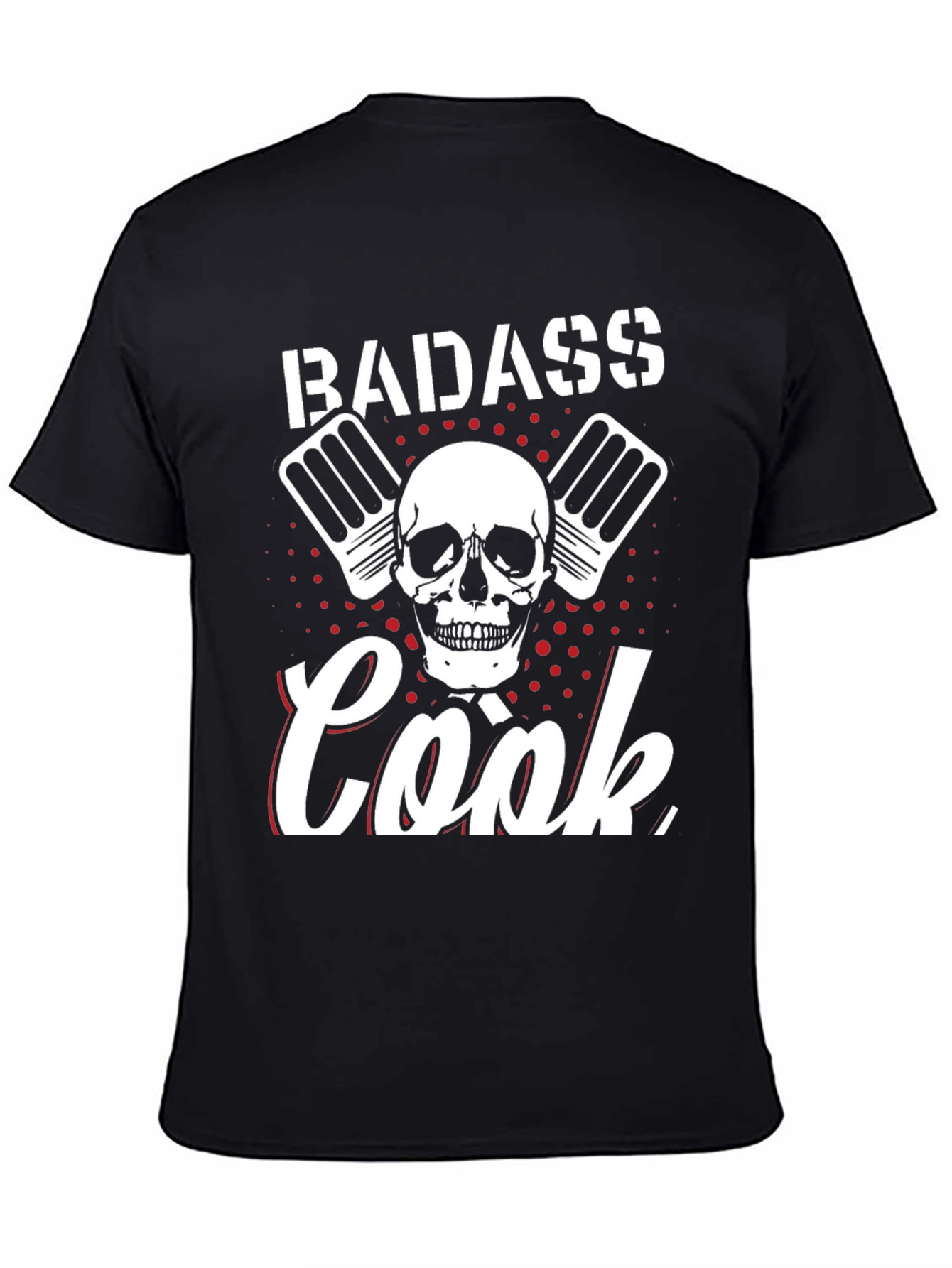 Badass Cook T-Shirt - Skull & Cleavers Graphic Tee