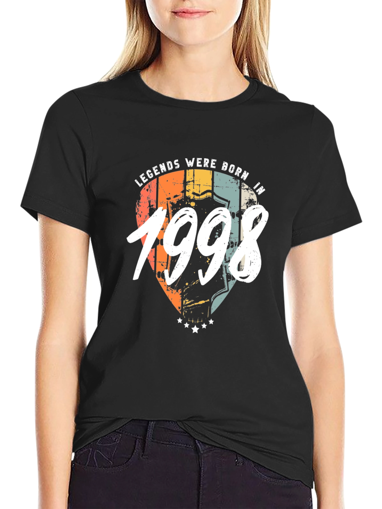 Legends Born in 1998 Black T-Shirt