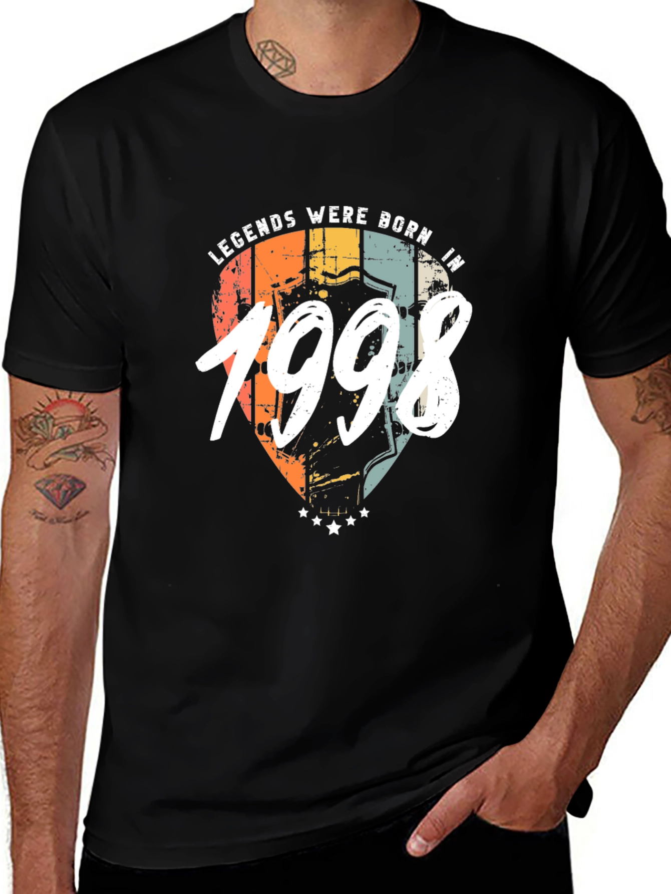 Legends Born in 1998 Black T-Shirt