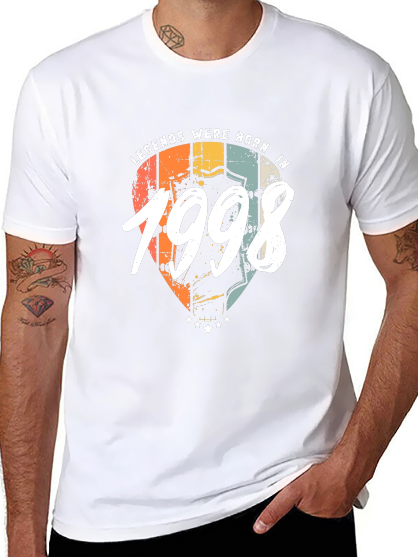 Legends Born in 1998 Black T-Shirt