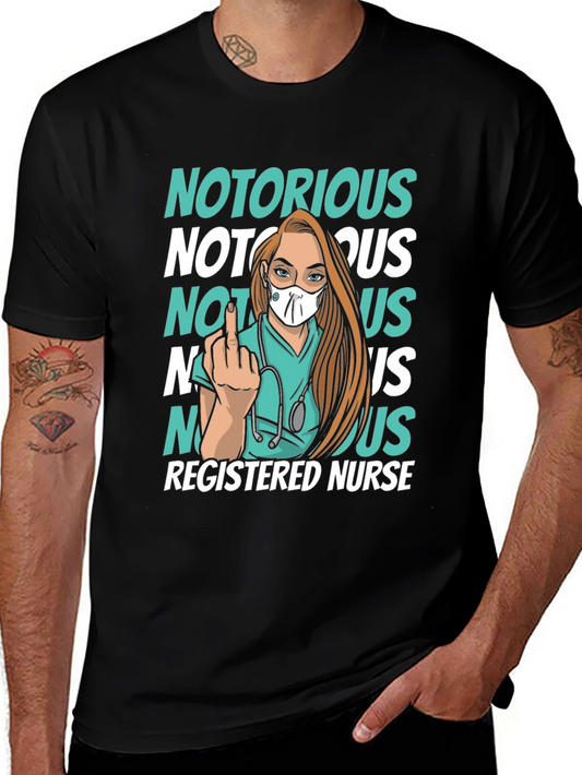 Notorious Registered Nurse Graphic Tee