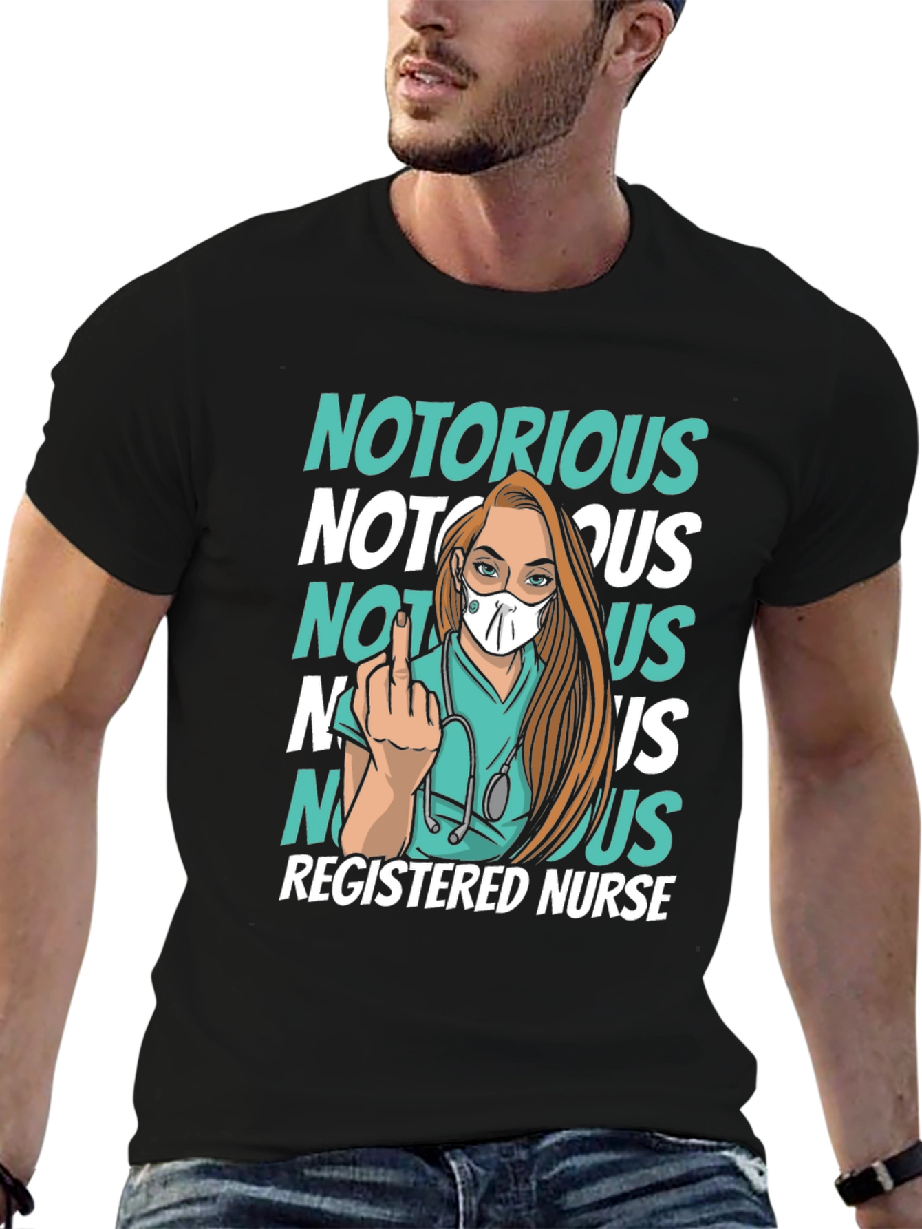 Notorious Registered Nurse Graphic Tee