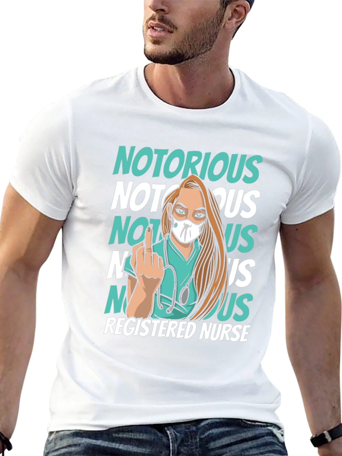 Notorious Registered Nurse Graphic Tee