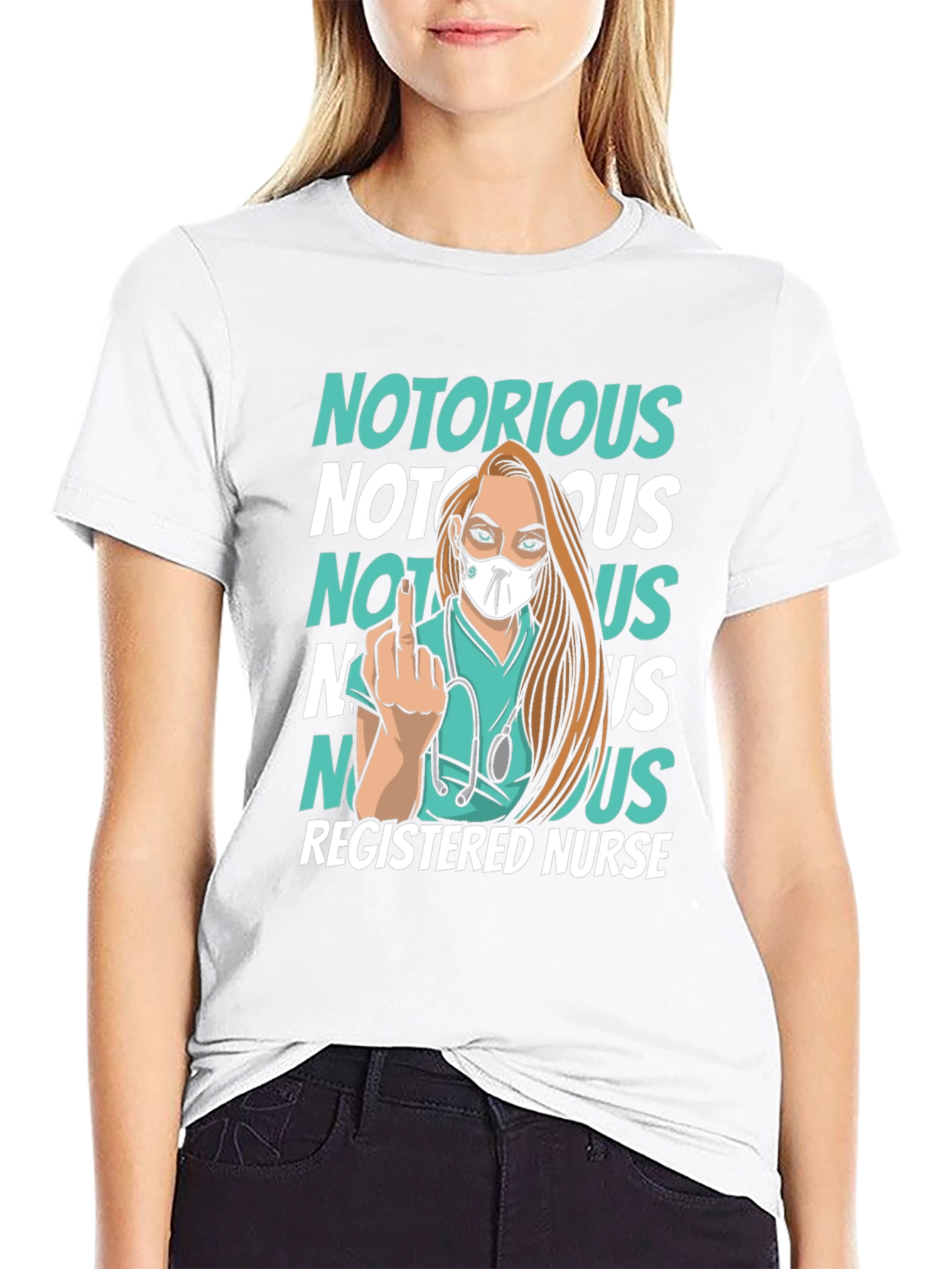 Notorious Registered Nurse Graphic Tee