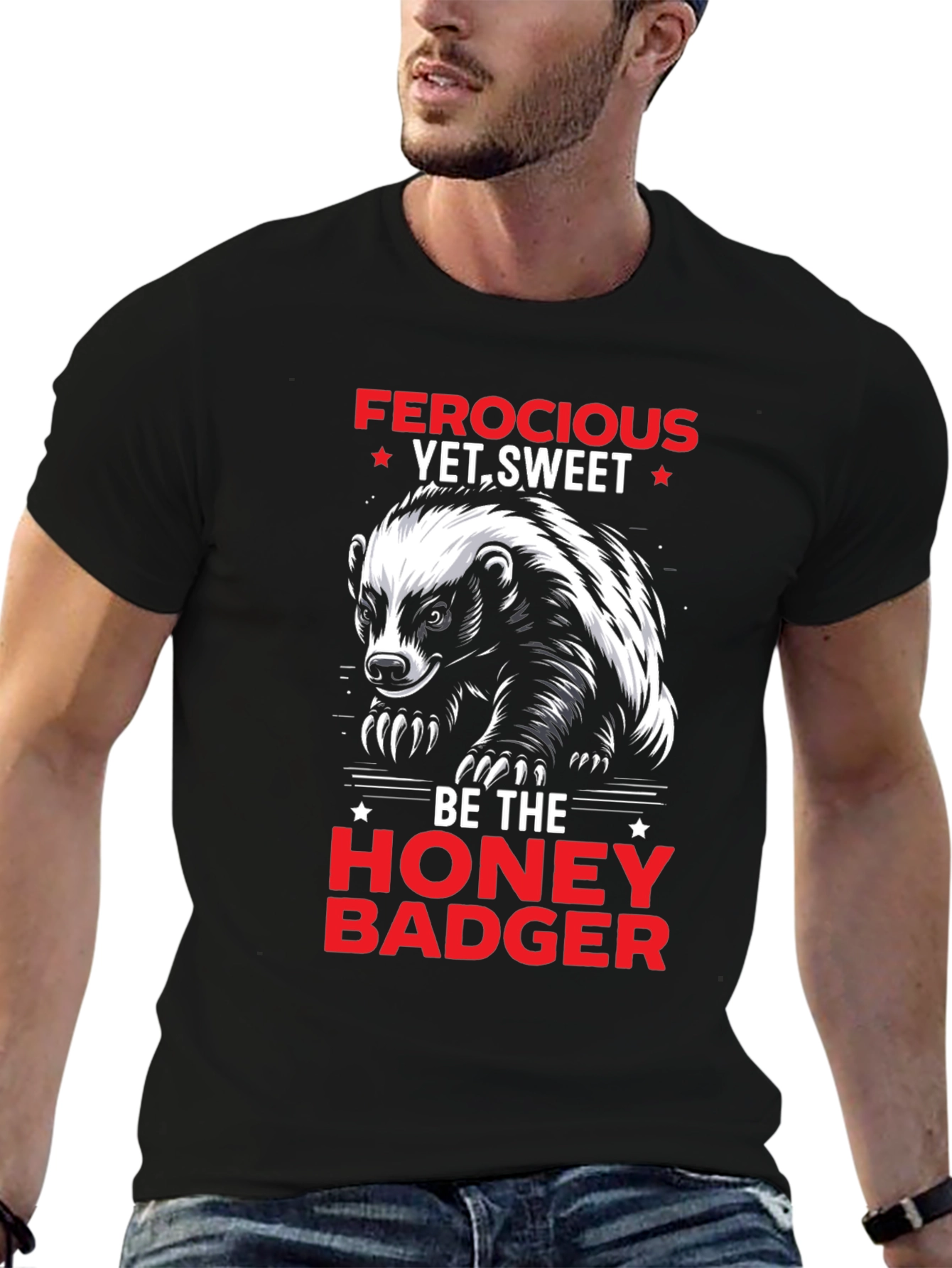 Ferocious Honey Badger Graphic Tee